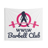 Barbell Club - Classic Logo - Indoor Wall Tapestries