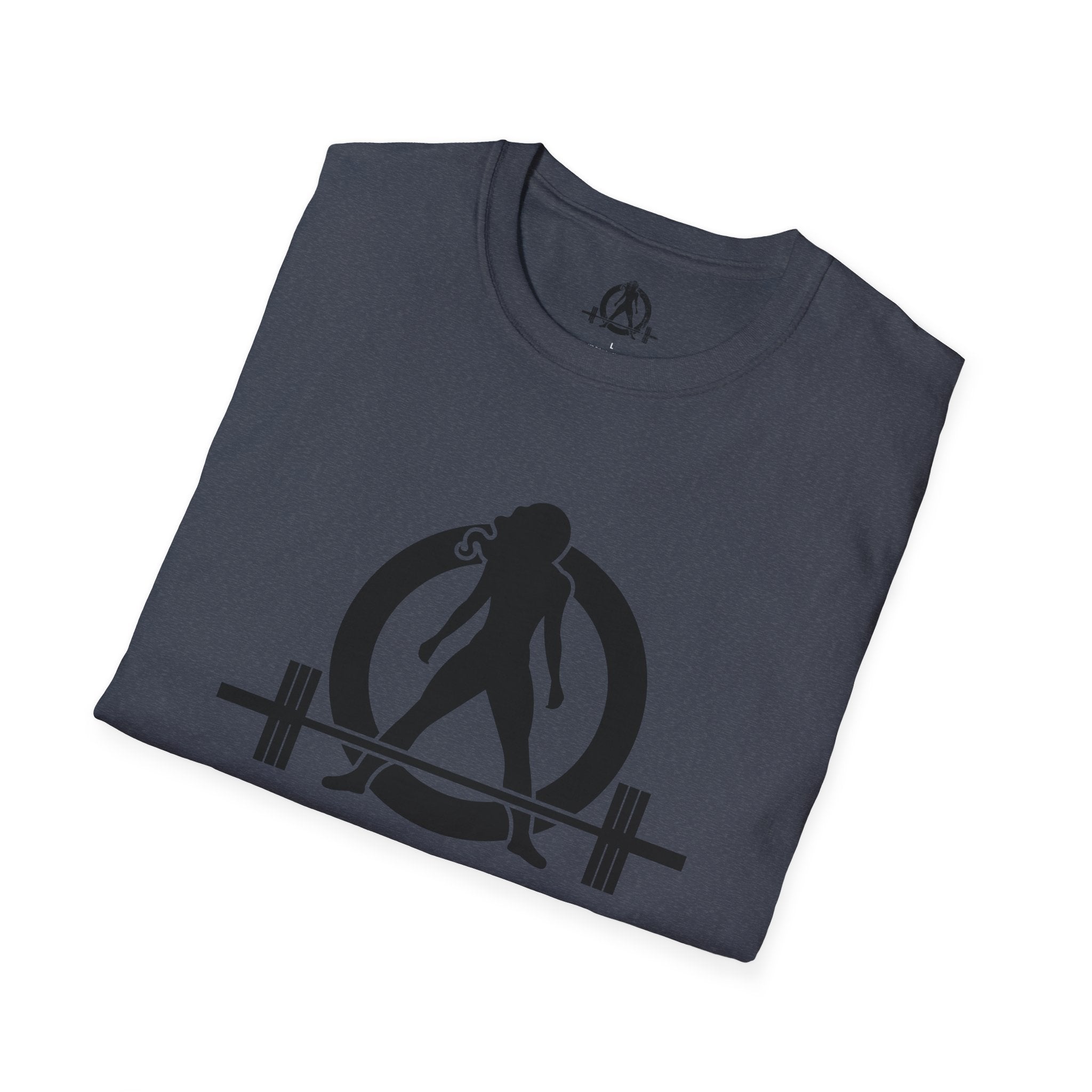 Iron Sharpens Iron - Unisex Softstyle T-Shirt - Black Logo Front & Back