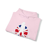 UK Logo - Unisex Heavy Blend Hooded Sweatshirt -  Plain Back