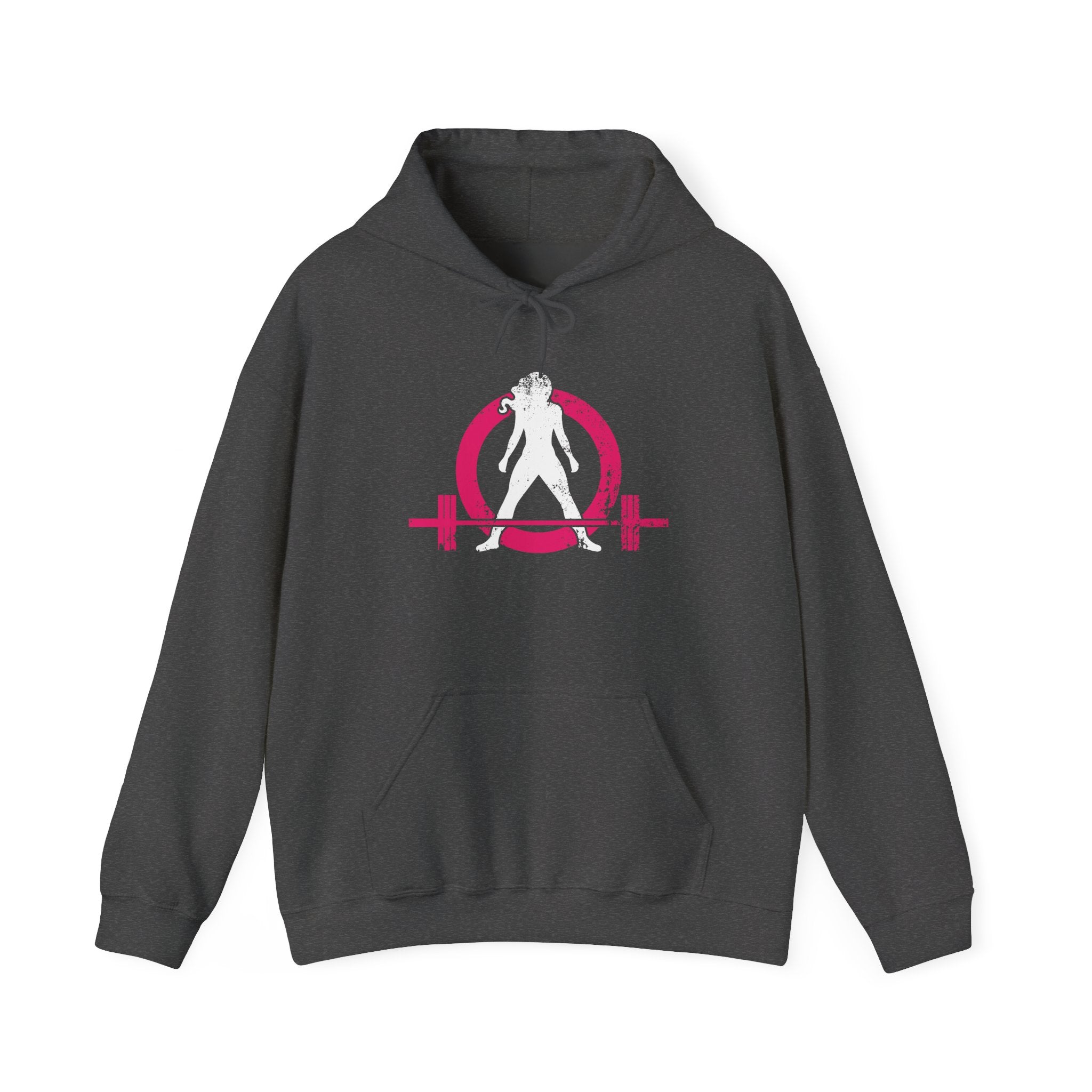 WWLW Hoodie – Unisex Heavy Blend™ Hooded Sweatshirt (Color Distressed Logo, Plain Back) 🎨💪