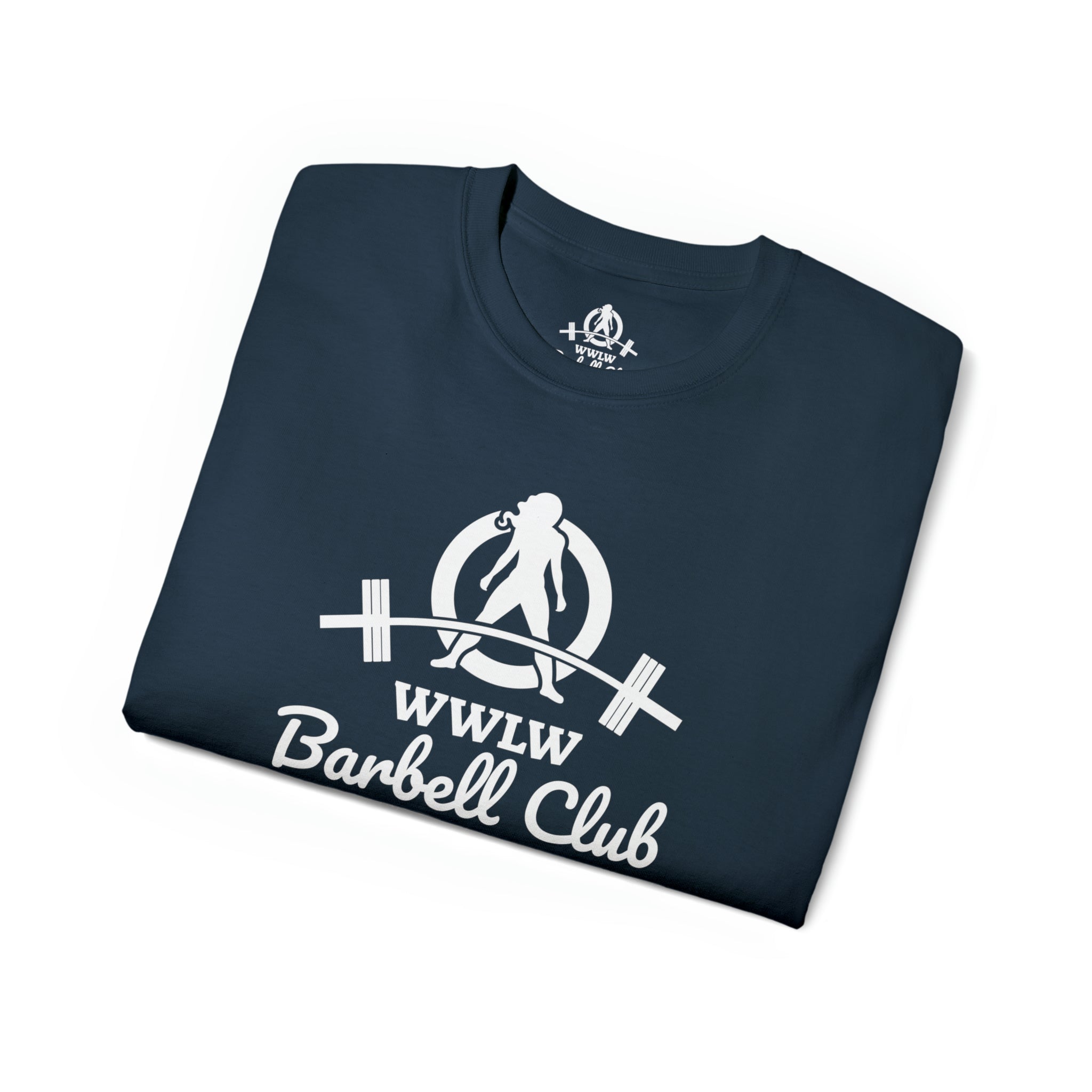 Barbell Club - Unisex Ultra Cotton Tee - White Logo