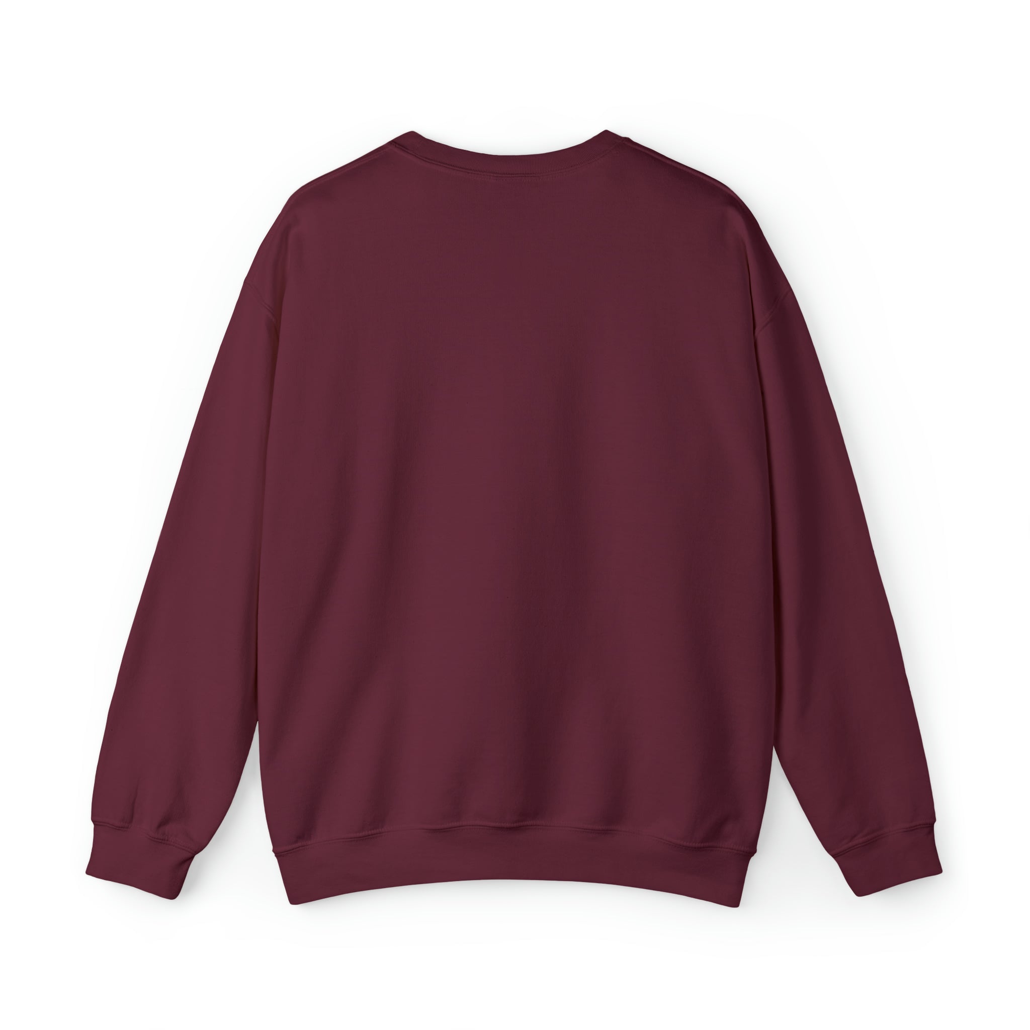 Unisex Heavy Blend™ Crewneck Sweatshirt - Distressed Logo - Plain Back