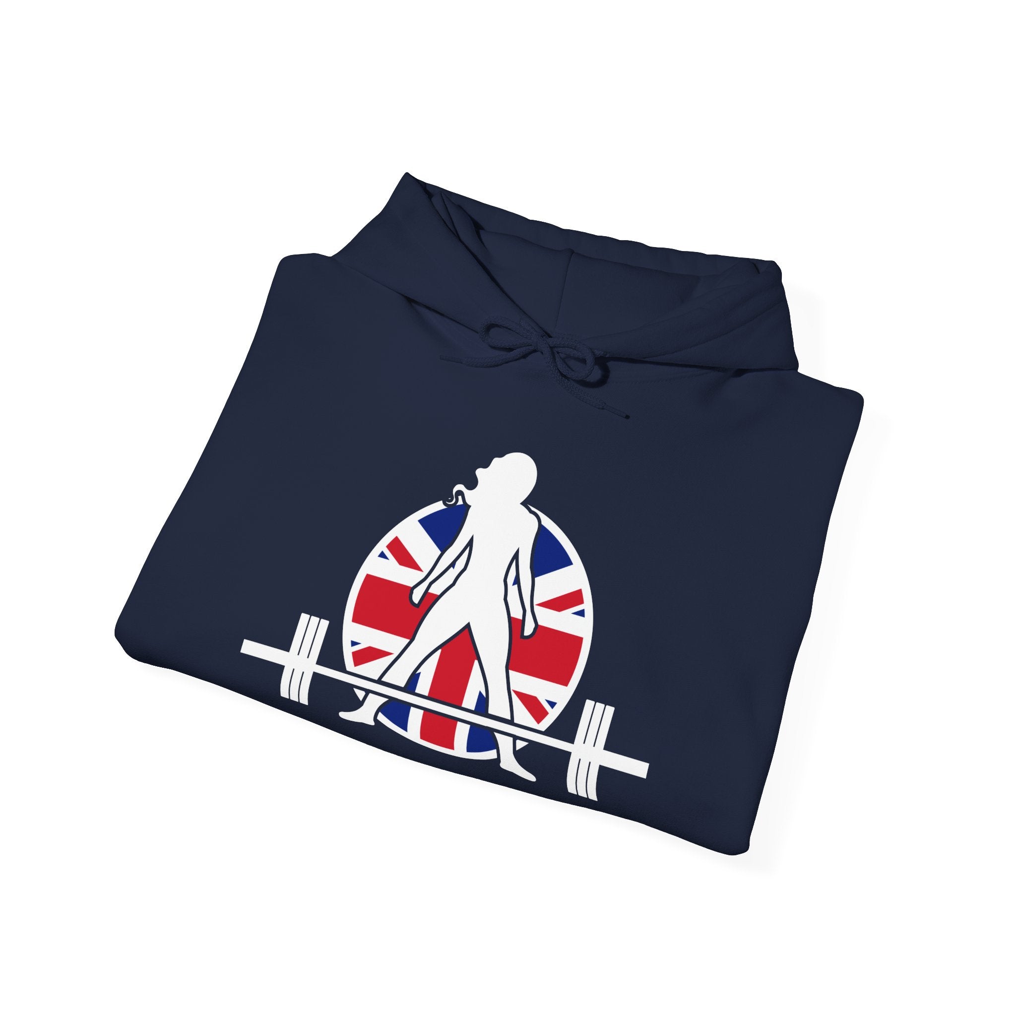 UK Logo - Unisex Heavy Blend Hooded Sweatshirt -  Plain Back