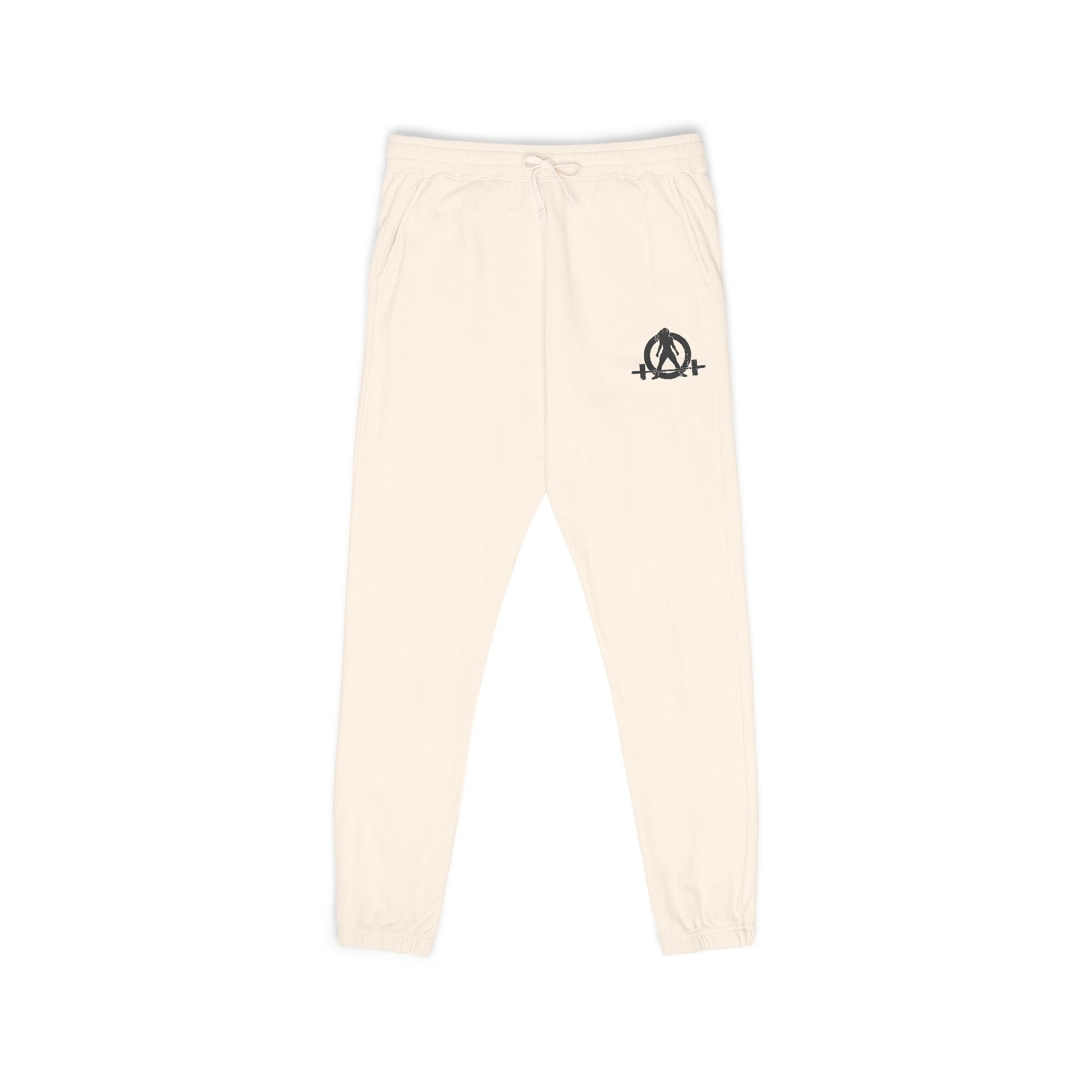 WWLW Unisex Fleece Sweatpants, Casual Chill Pants for Relaxation, Perfect for Home or Lounge, Gift for Friends, Daily Comfort Wear - Black Logo