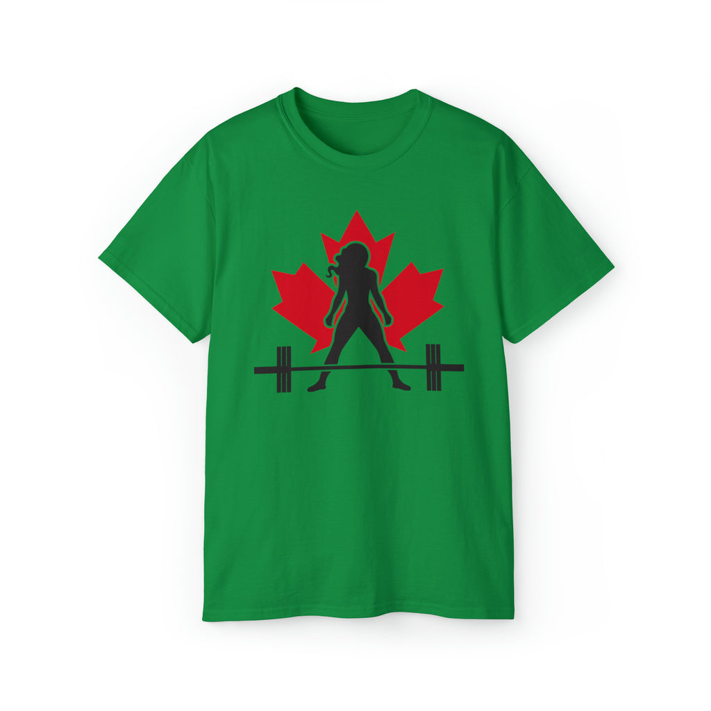 Unisex Ultra Cotton Tee - Canada Logo Light - Plain Back