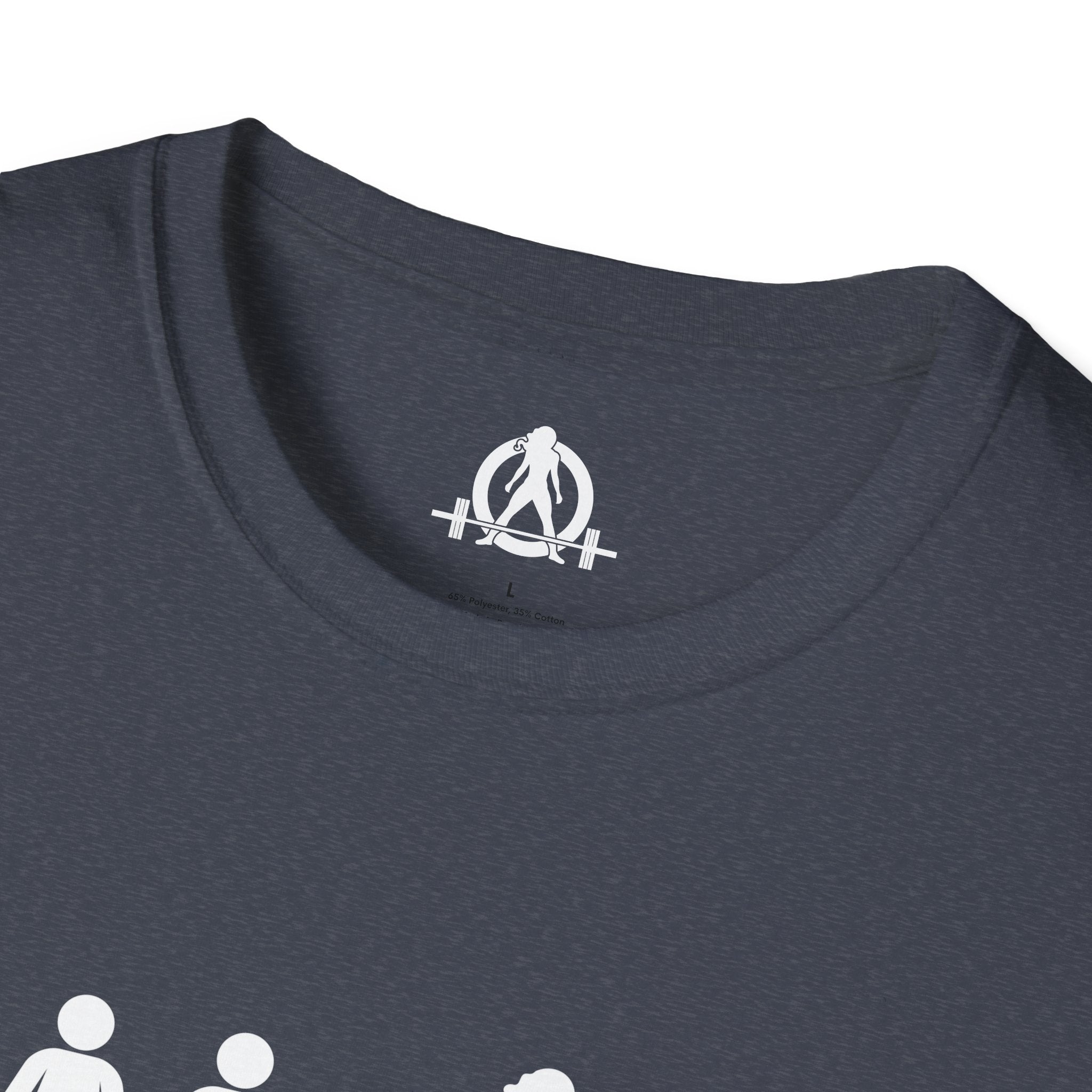 Dare To Be Different - Deadlift - Unisex Softstyle T-Shirt - Front Logo Plain Back