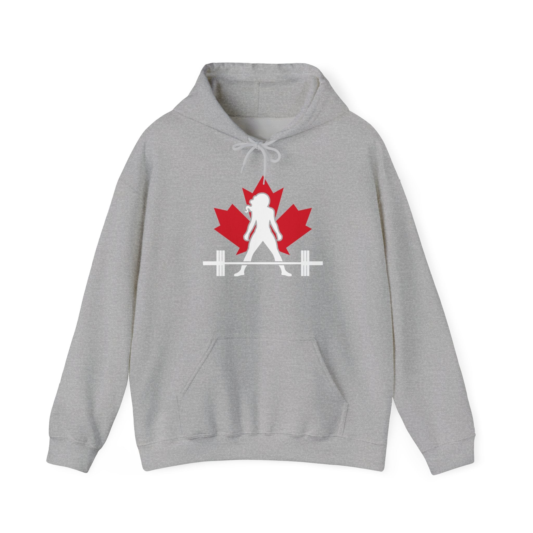 Unisex Heavy Blend Hooded Sweatshirt - Canada Dark Logo - Plain Back