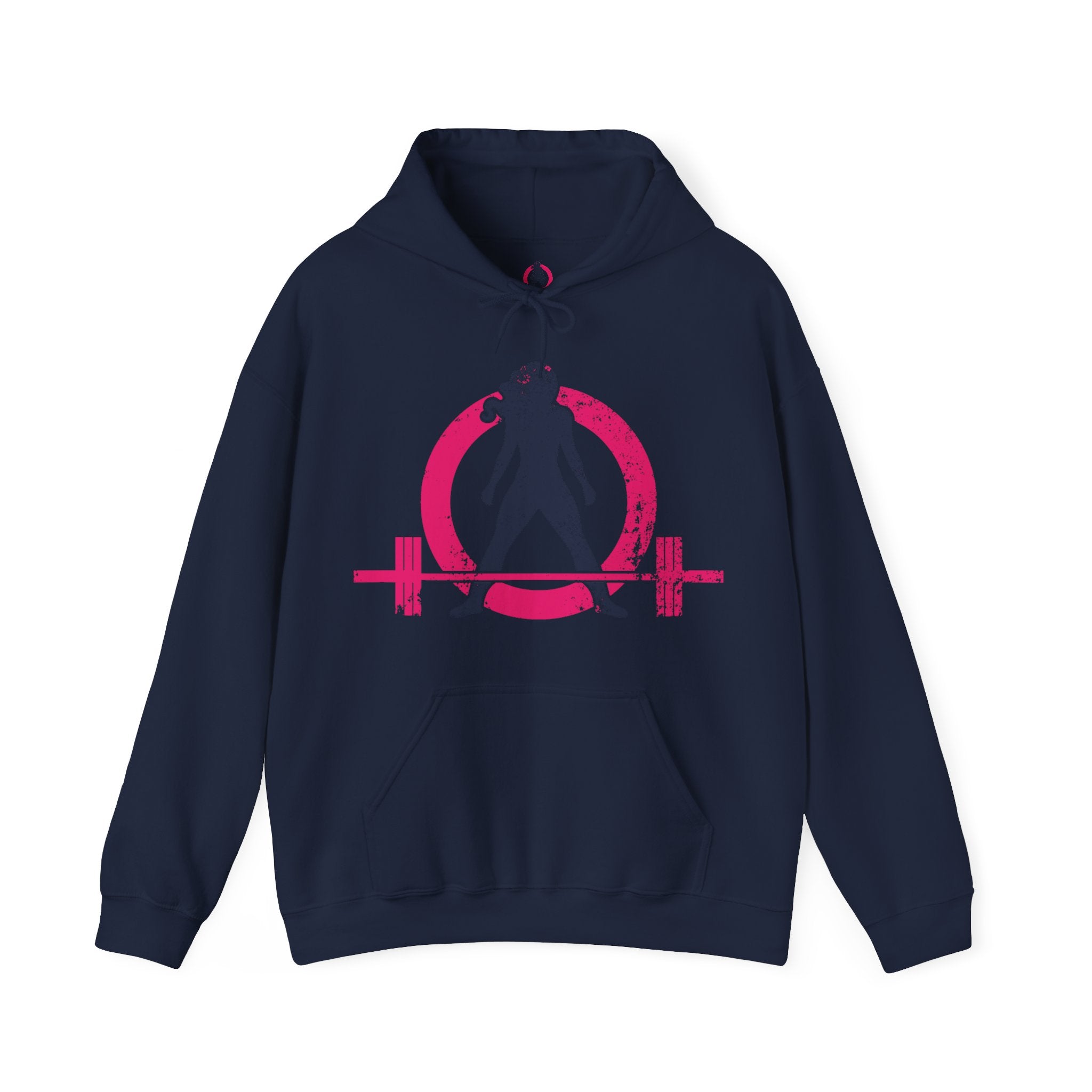 Distressed Logo - Unisex Heavy Blend Hooded Sweatshirt - Color Logo Inverted  (BEST SELLER)