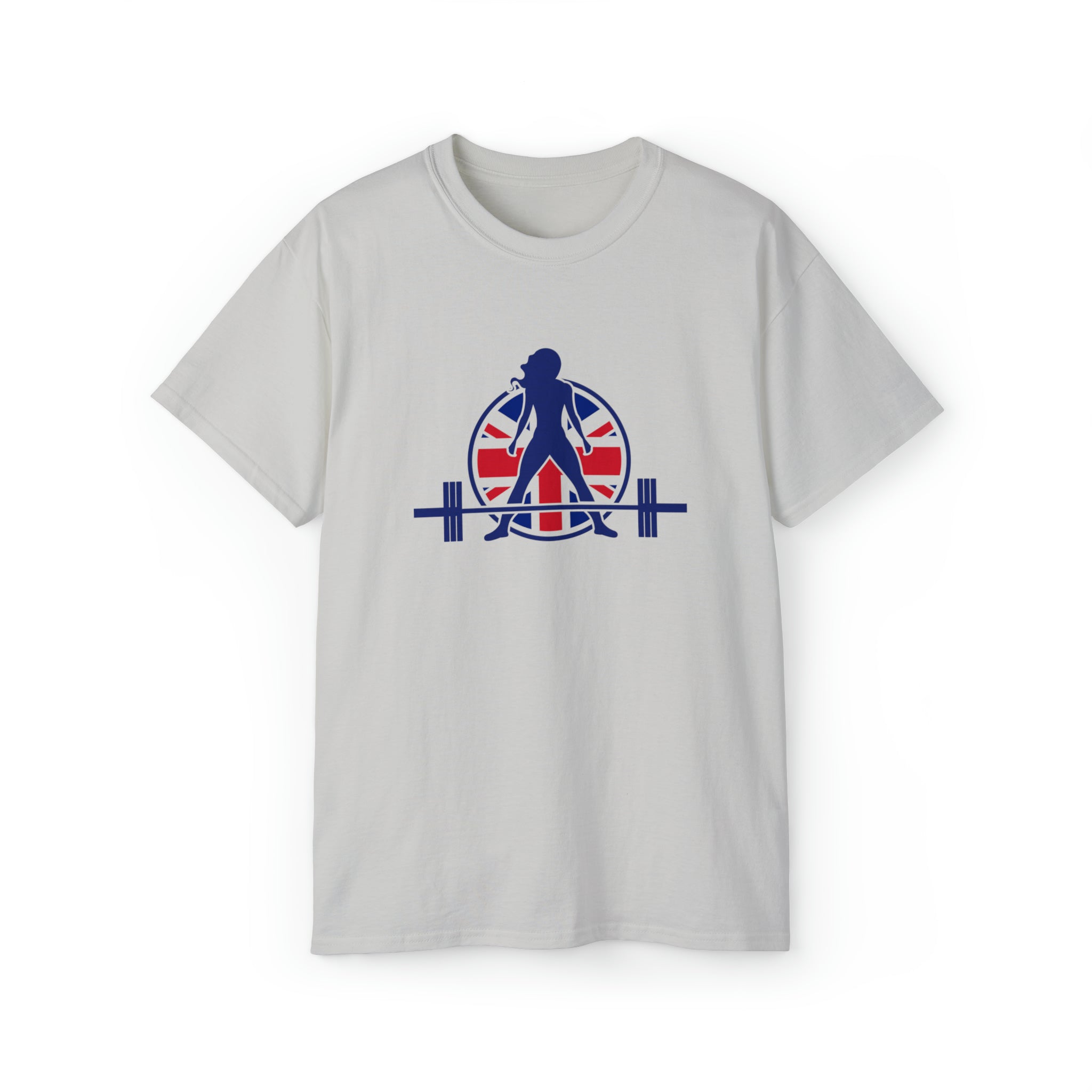 Unisex Ultra Cotton Tee - UK Logo Light - Plain Back