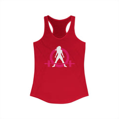 WWLW Classic Logo Racer Back Tank Top (BEST SELLER) - Women's Ideal Racerback Tank - Classic Light Logo - Plain Back