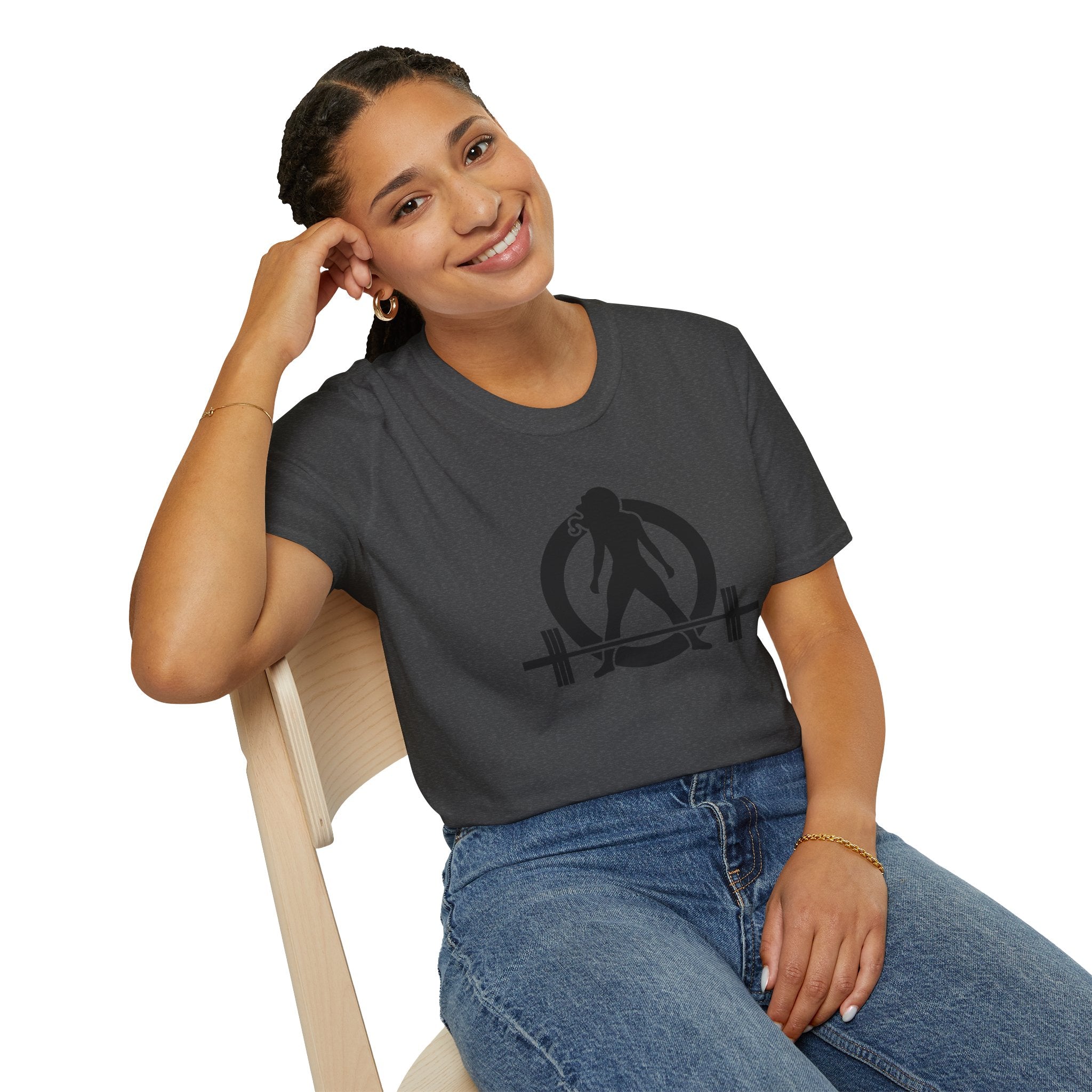 Iron Sharpens Iron - Unisex Softstyle T-Shirt - Black Logo Front & Back