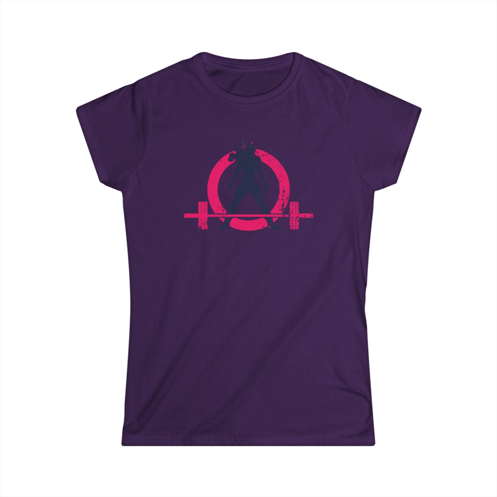 Women's Softstyle Tee - WWLW Distressed Color Logo - Plain Back