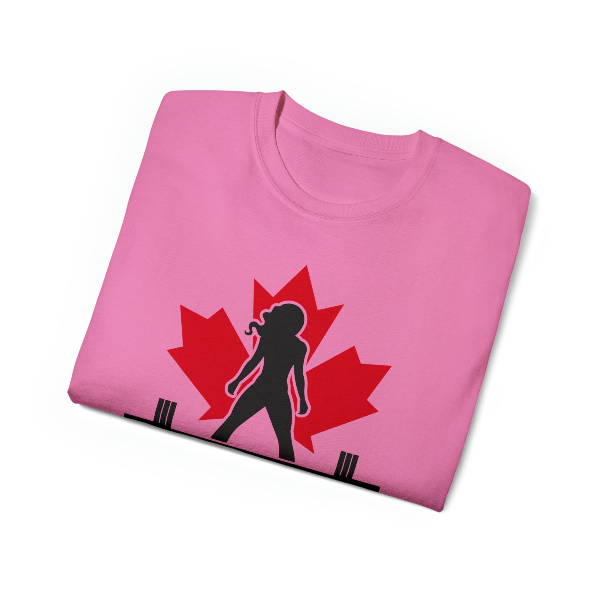 Unisex Ultra Cotton Tee - Canada Logo Light - Plain Back