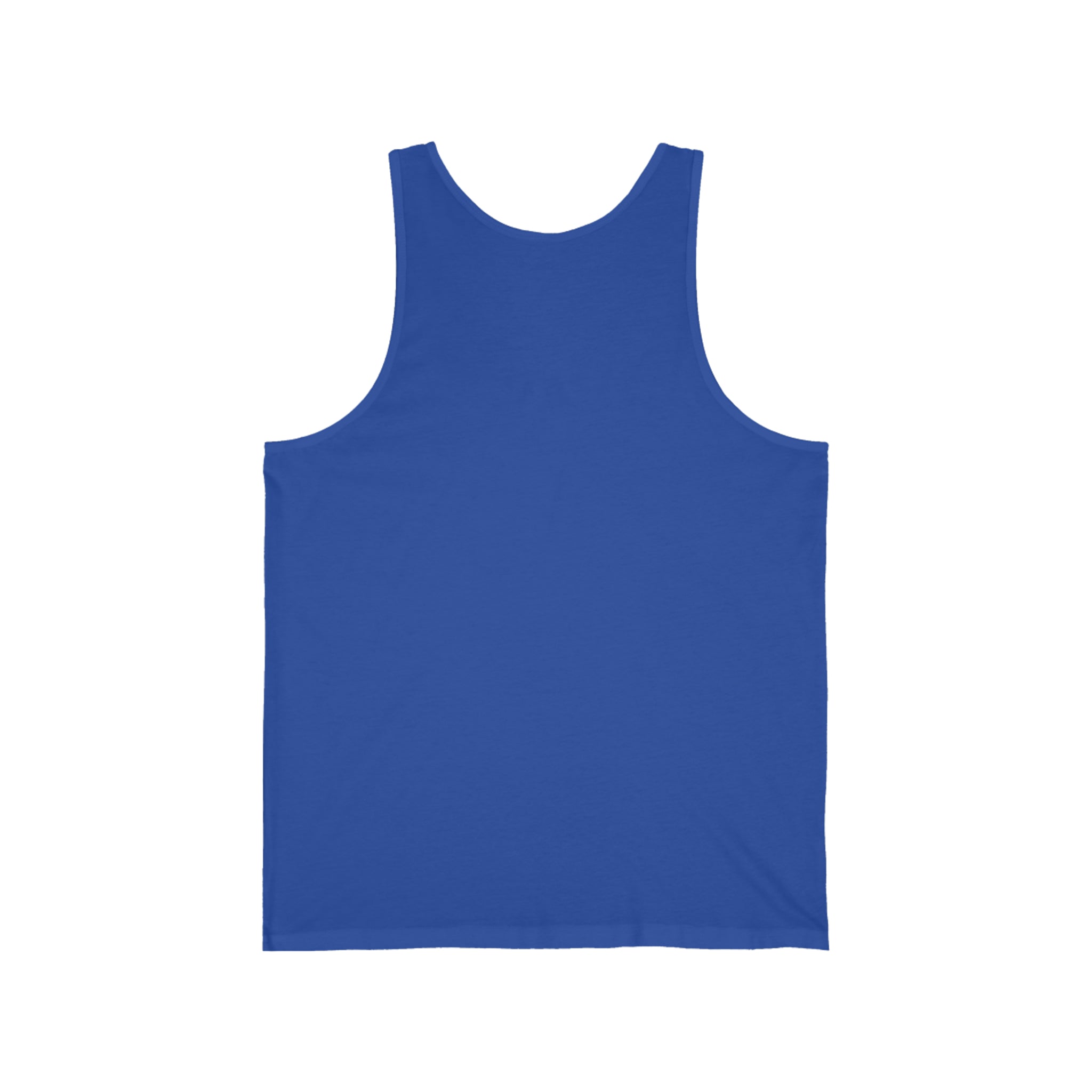 Iron Sharpens Iron. - Unisex Jersey Tank - Black Font - Print On Front