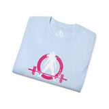 Distressed - Unisex Ultra Cotton Tee - Inverted Color Logo - Plain Back (BEST SELLER)