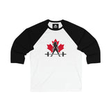 3\4 Sleeve Baseball Tee - Canada Logo