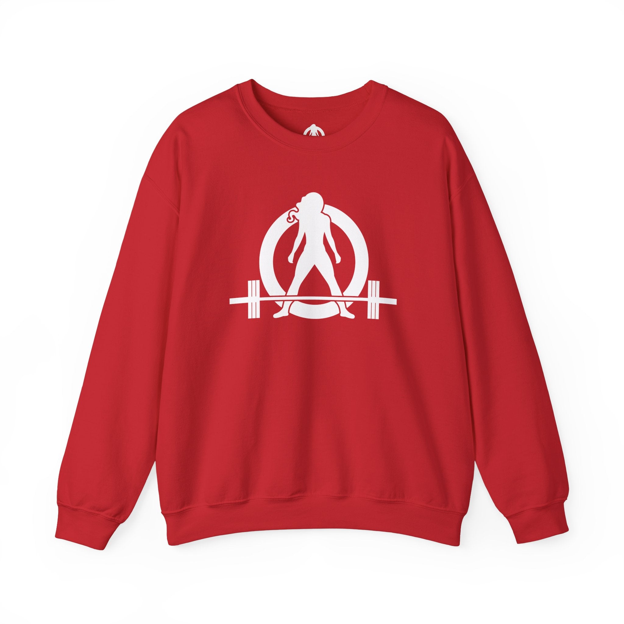 Iron Sharpens Iron - Unisex Heavy Blend™ Crewneck Sweatshirt - Front White Logo - Print on Front & Back