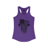 USA Barbell - Women's Ideal Racerback Tank - Black Logo