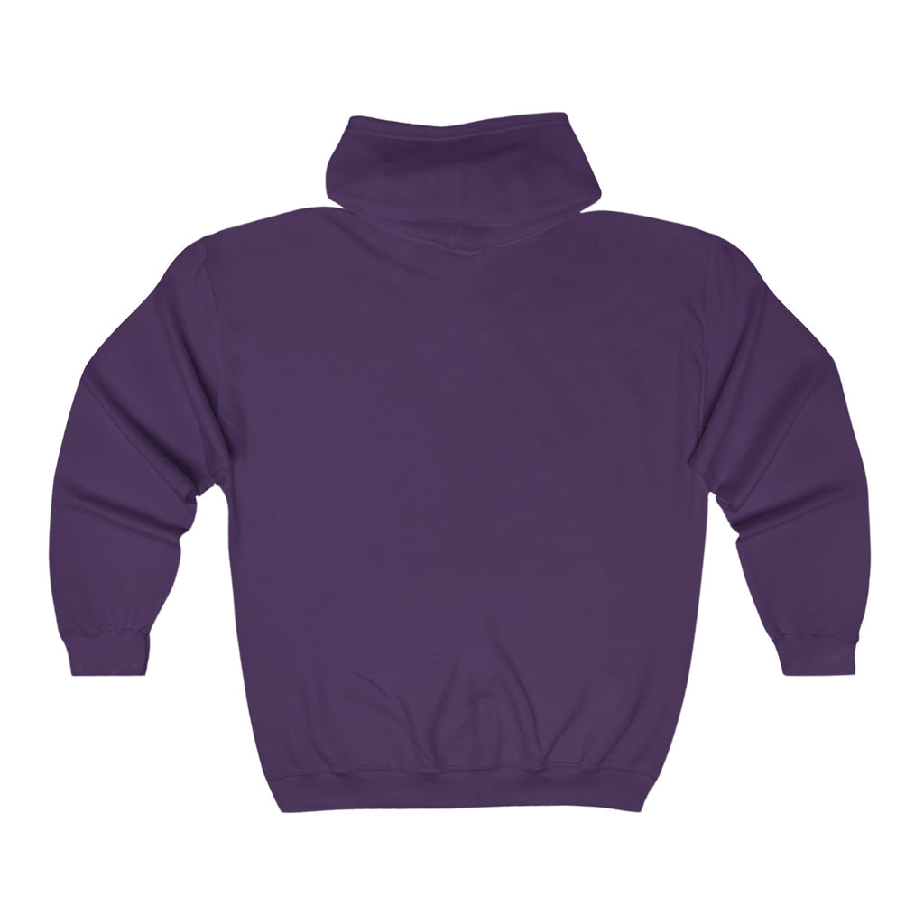 Unisex Heavy Blend™ Full Zip Hooded Sweatshirt - Classic Black Logo