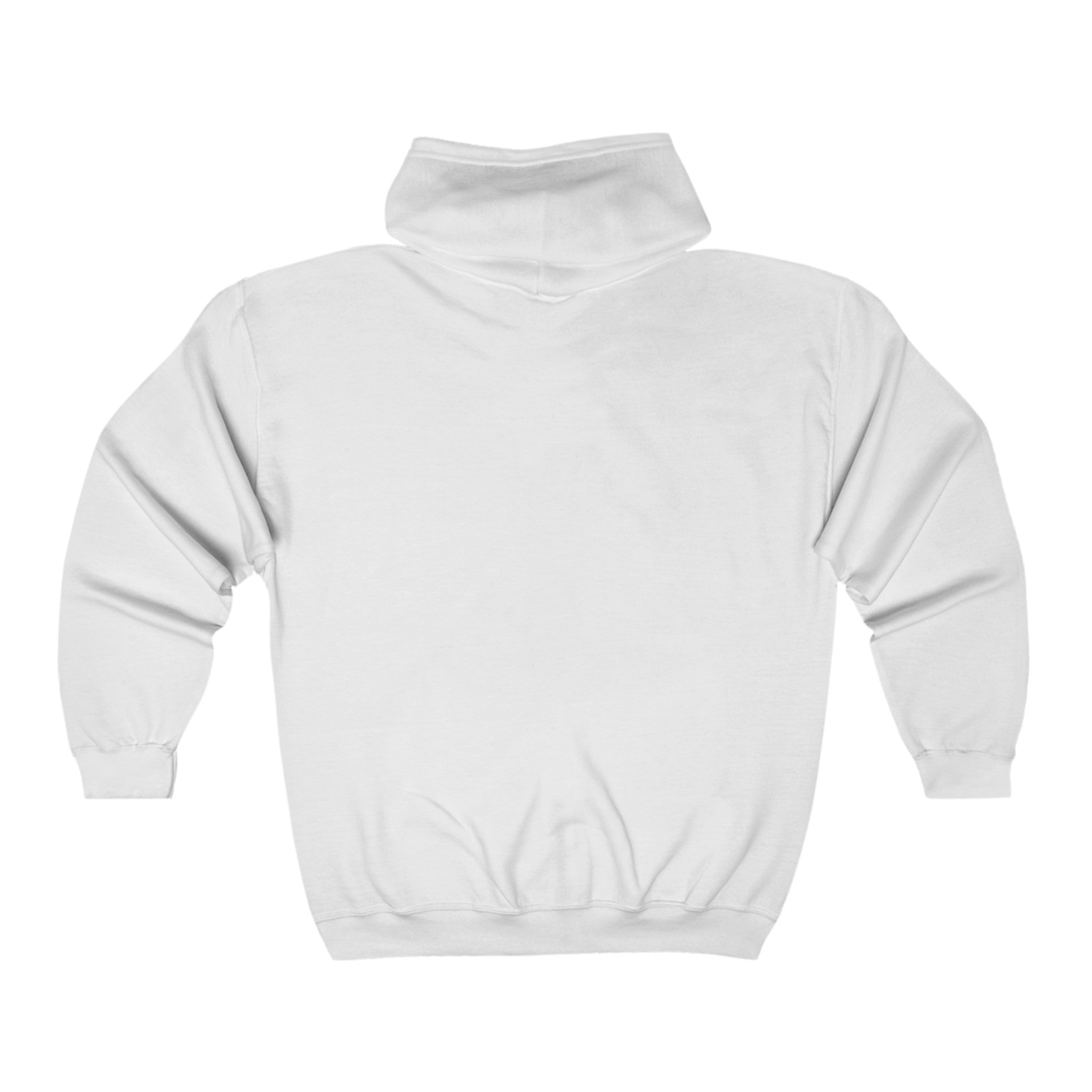 Unisex Heavy Blend™ Full Zip Hooded Sweatshirt - Classic Black Logo