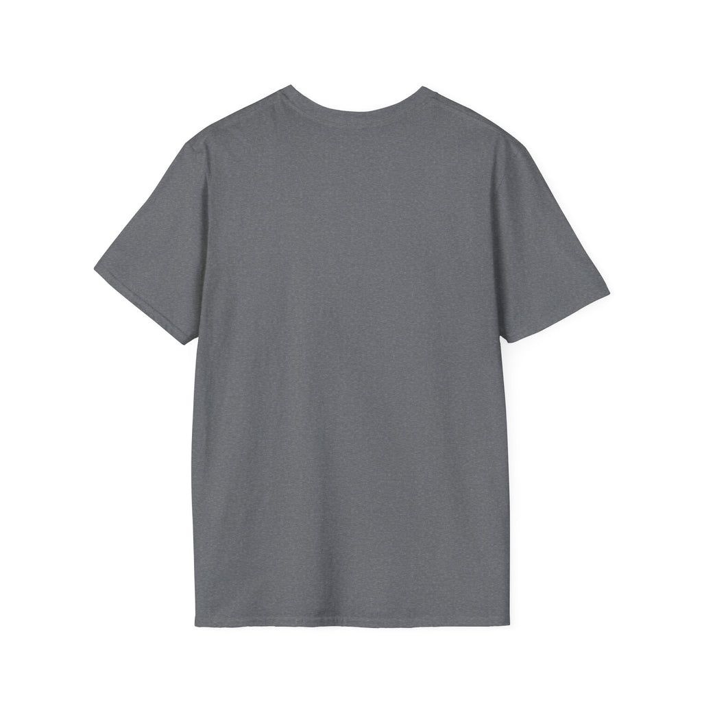 USA Barbell  - Unisex Softstyle T-Shirt - Black Logo - Plain Back