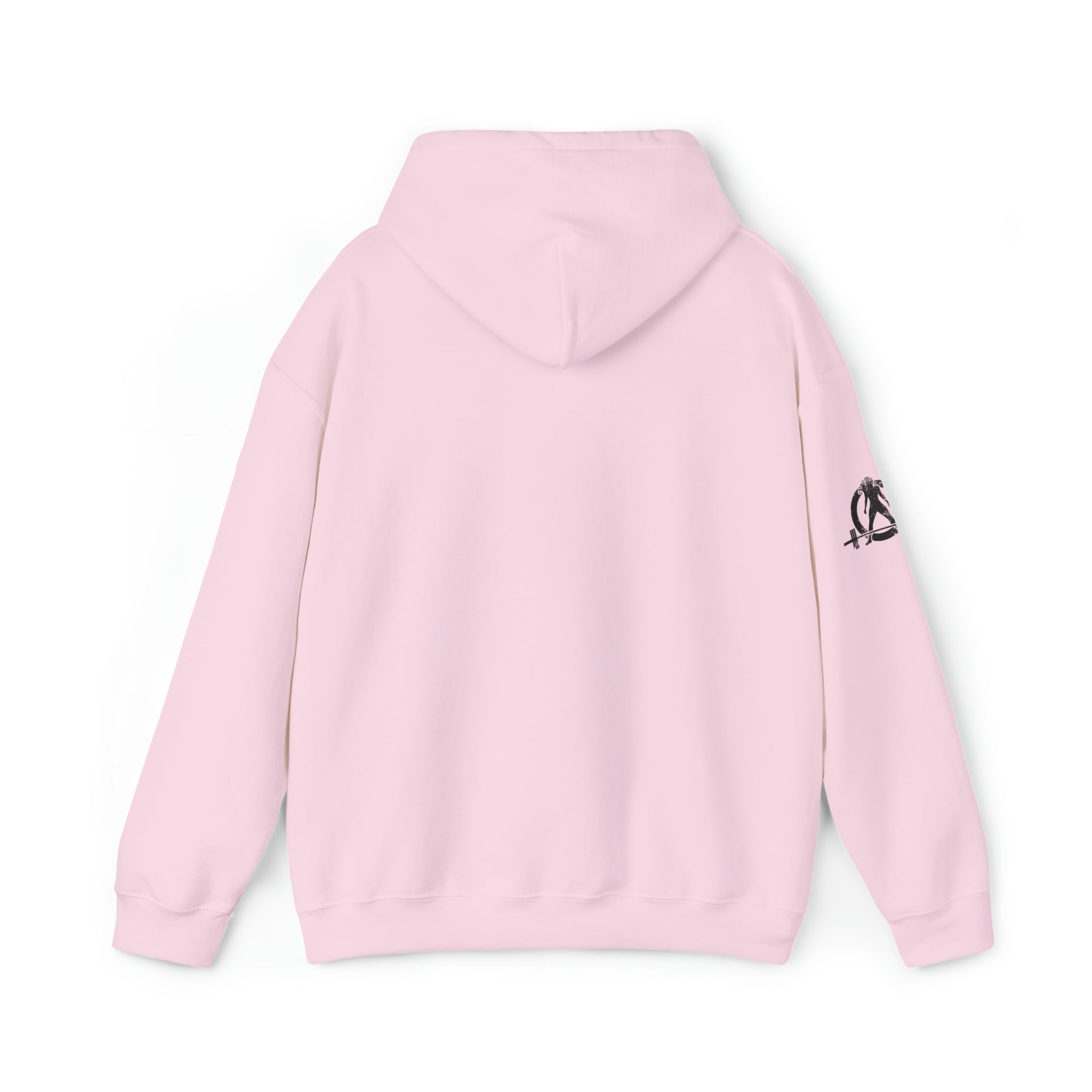 She is Strong - Unisex Heavy Blend Hooded Sweatshirt - Dark Logo - Plain Back