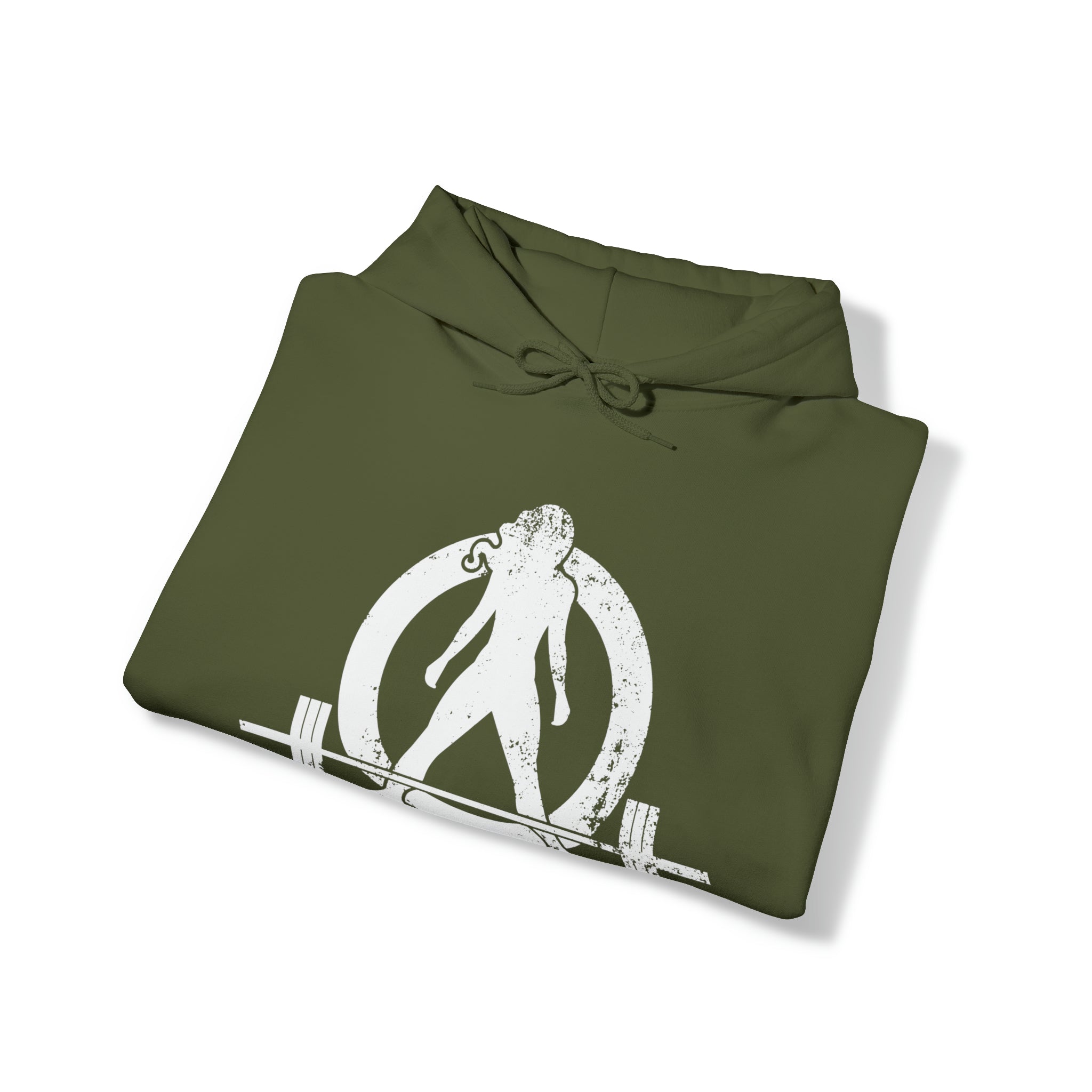 Strong Is Beautiful - Unisex Heavy Blend Hooded Sweatshirt - Distressed White Logo -  (BEST SELLER)