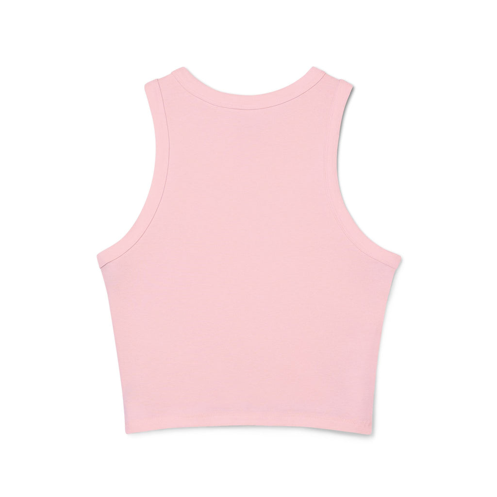 Chic Women's Micro Rib Tank Top, Casual Summer Top, Workout Tank, Layering Piece, Activewear, Relaxed Fit