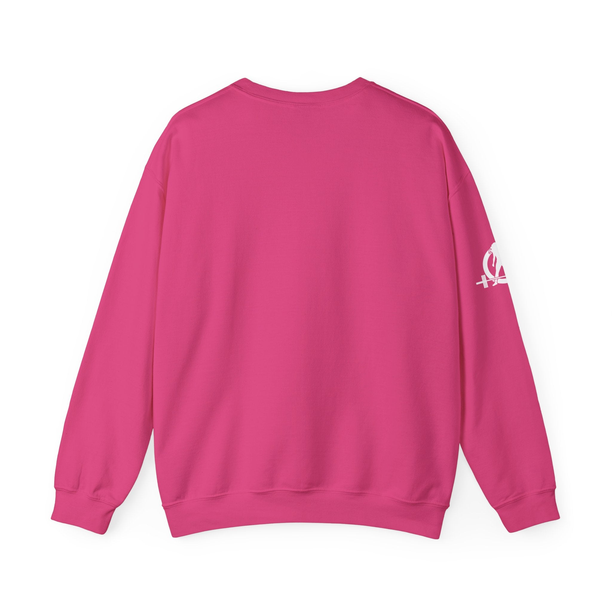Cardio = Lift Weights Faster - Unisex Heavy Blend™ Crewneck Sweatshirt - Front  Logo