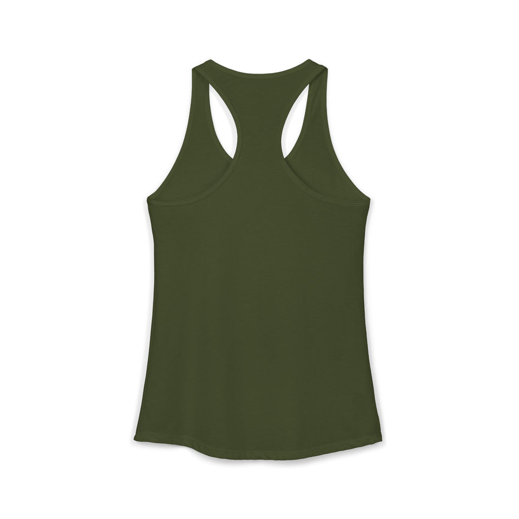 Lift Weights & Hang Out With My Dog  - Dark Logo - Women's Ideal Racerback Tank