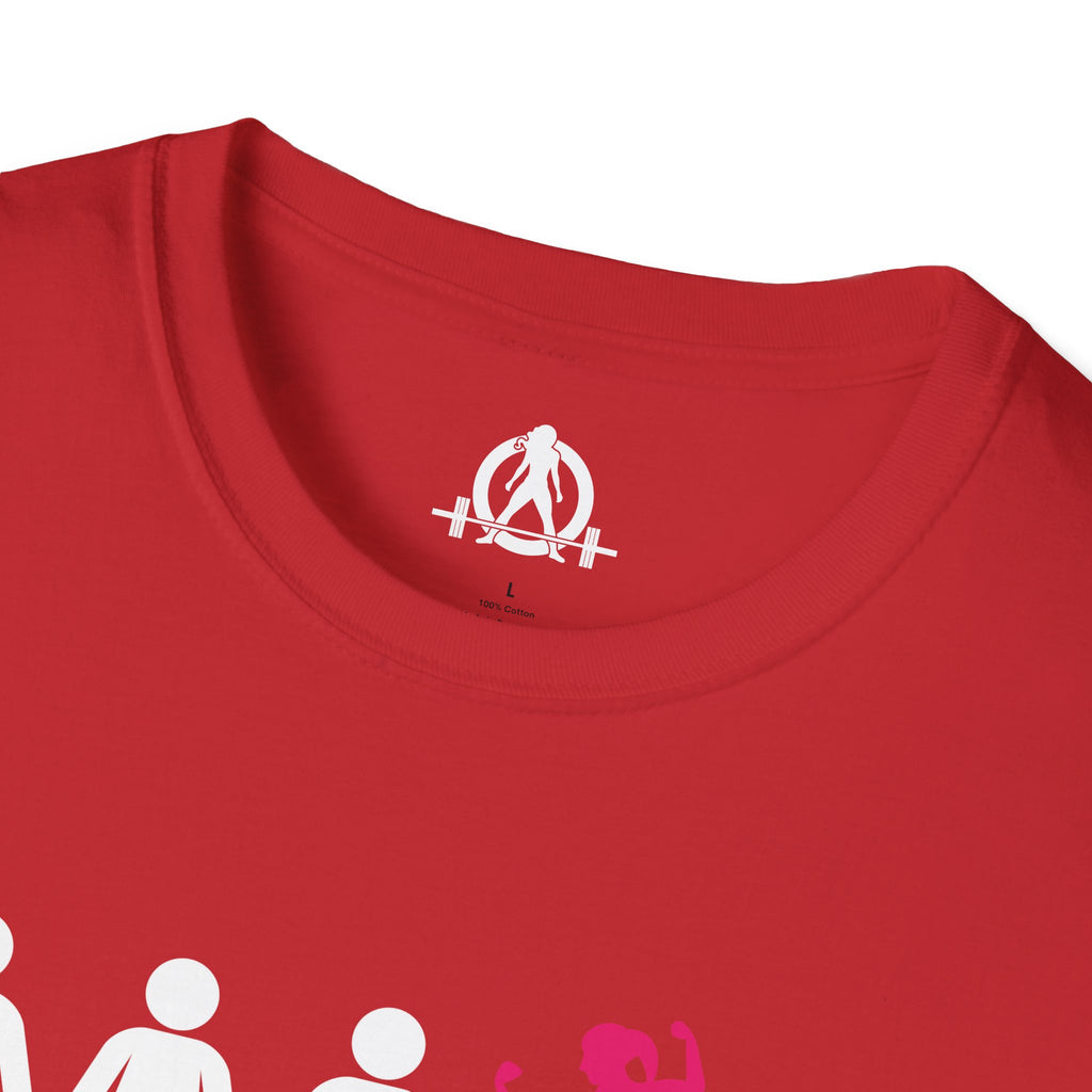 Dare To Be Different - Flex - Unisex Softstyle T-Shirt - Logo Front Plain Back