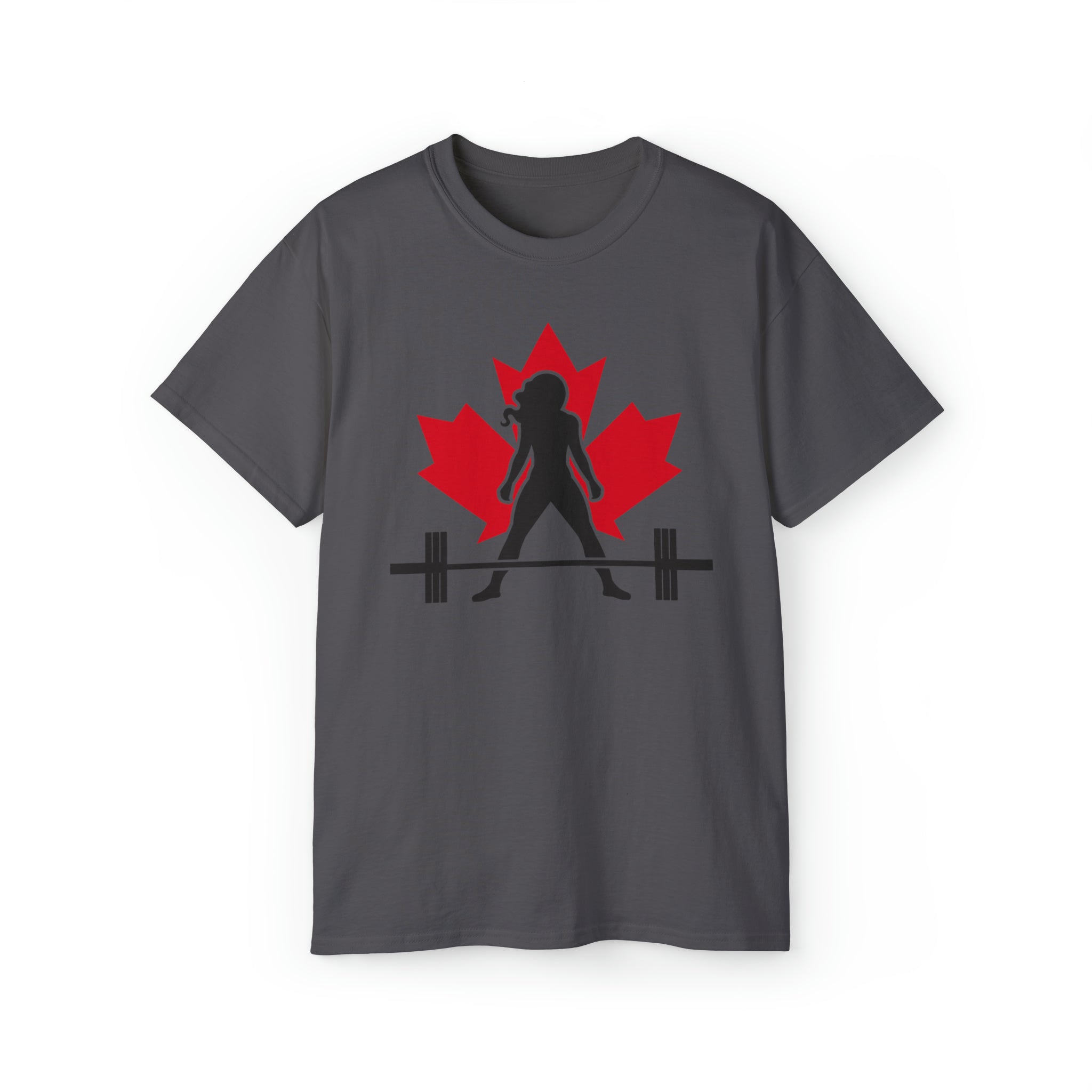 Unisex Ultra Cotton Tee - Canada Logo Light - Plain Back