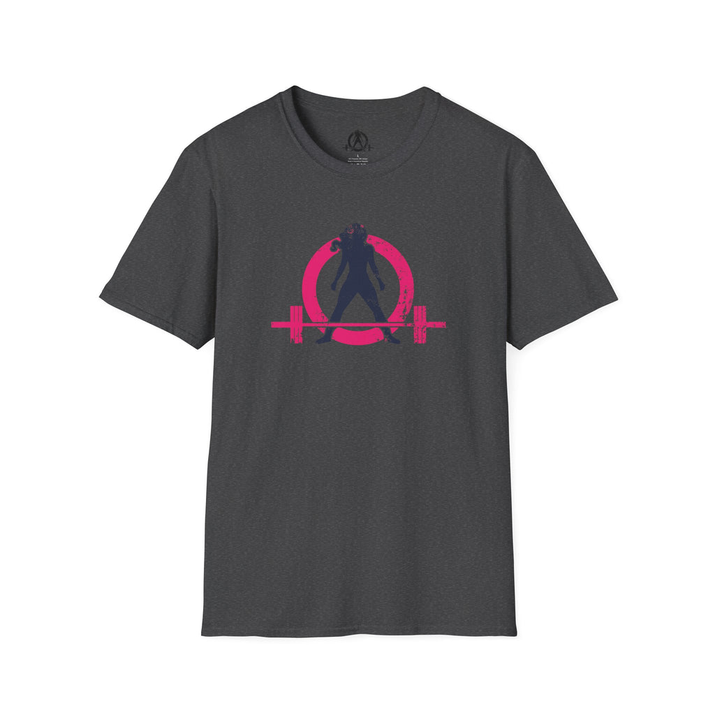 Unisex Softstyle T-Shirt - Inverted Color Distressed Logo - Plain Back (BEST SELLER)