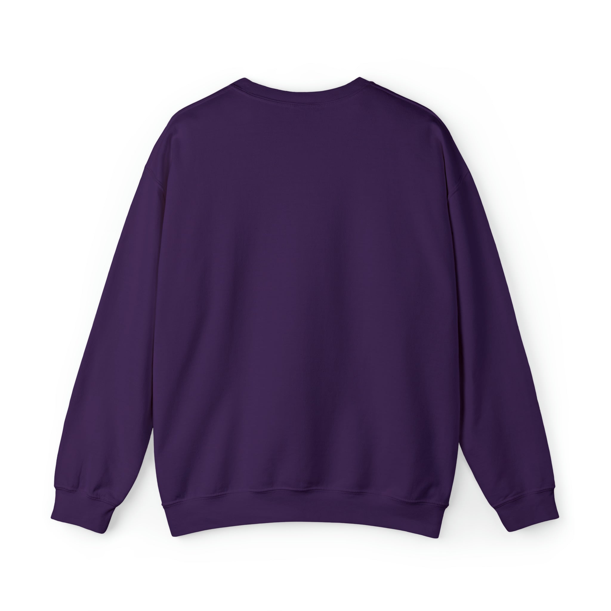Unisex Heavy Blend™ Crewneck Sweatshirt - Distressed Logo - Plain Back