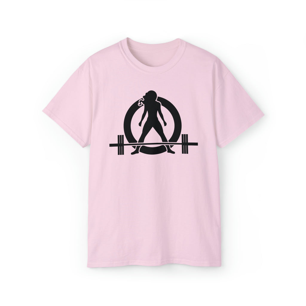 Classic Logo Black - Unisex Ultra Cotton Tee - Plain Back