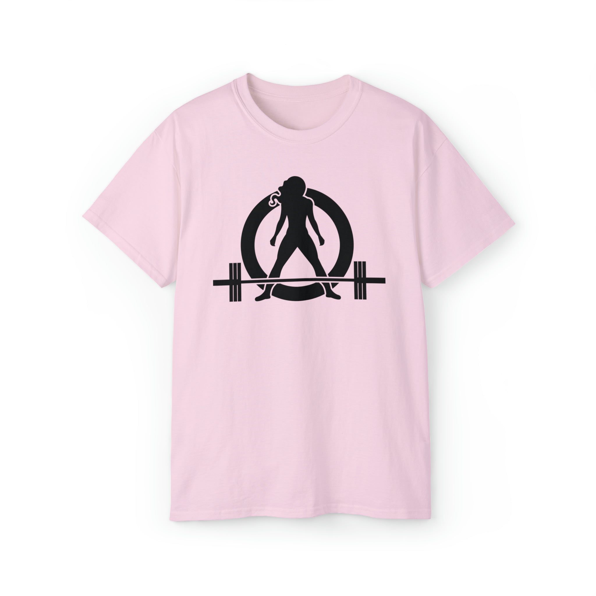 Classic Logo Black - Unisex Ultra Cotton Tee - Plain Back