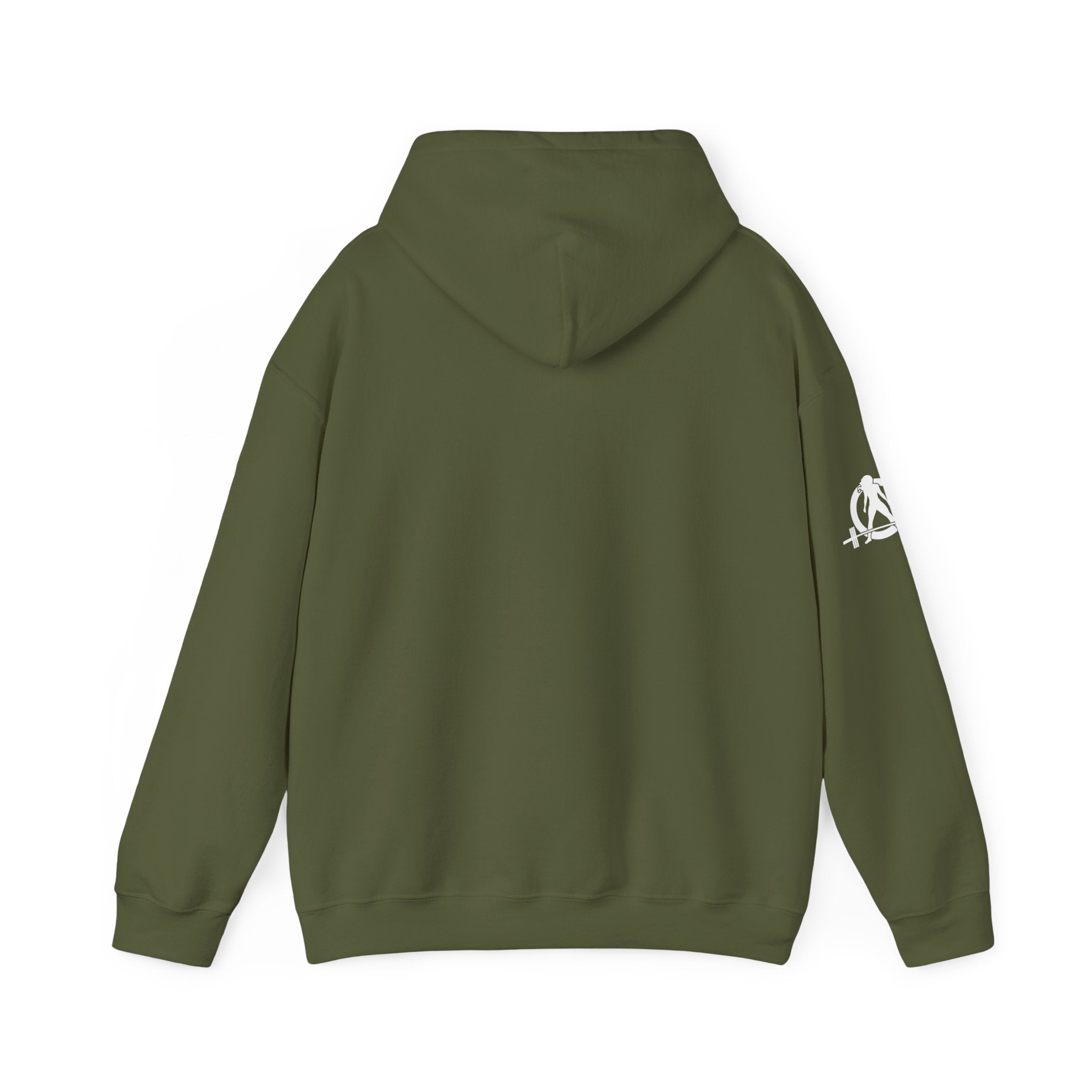 Lift Weights & Hang Out With My Dog  - White Logo  - Unisex Heavy Blend Hooded Sweatshirt