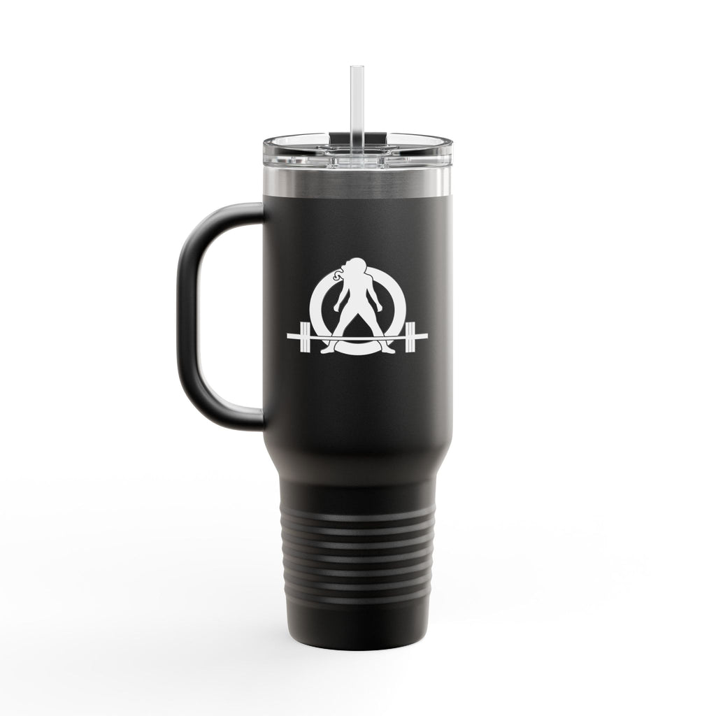 I Don't Want To Look Skinny I Want To Look Like I Can Kick Your Ass - 40oz Insulated Travel Mug