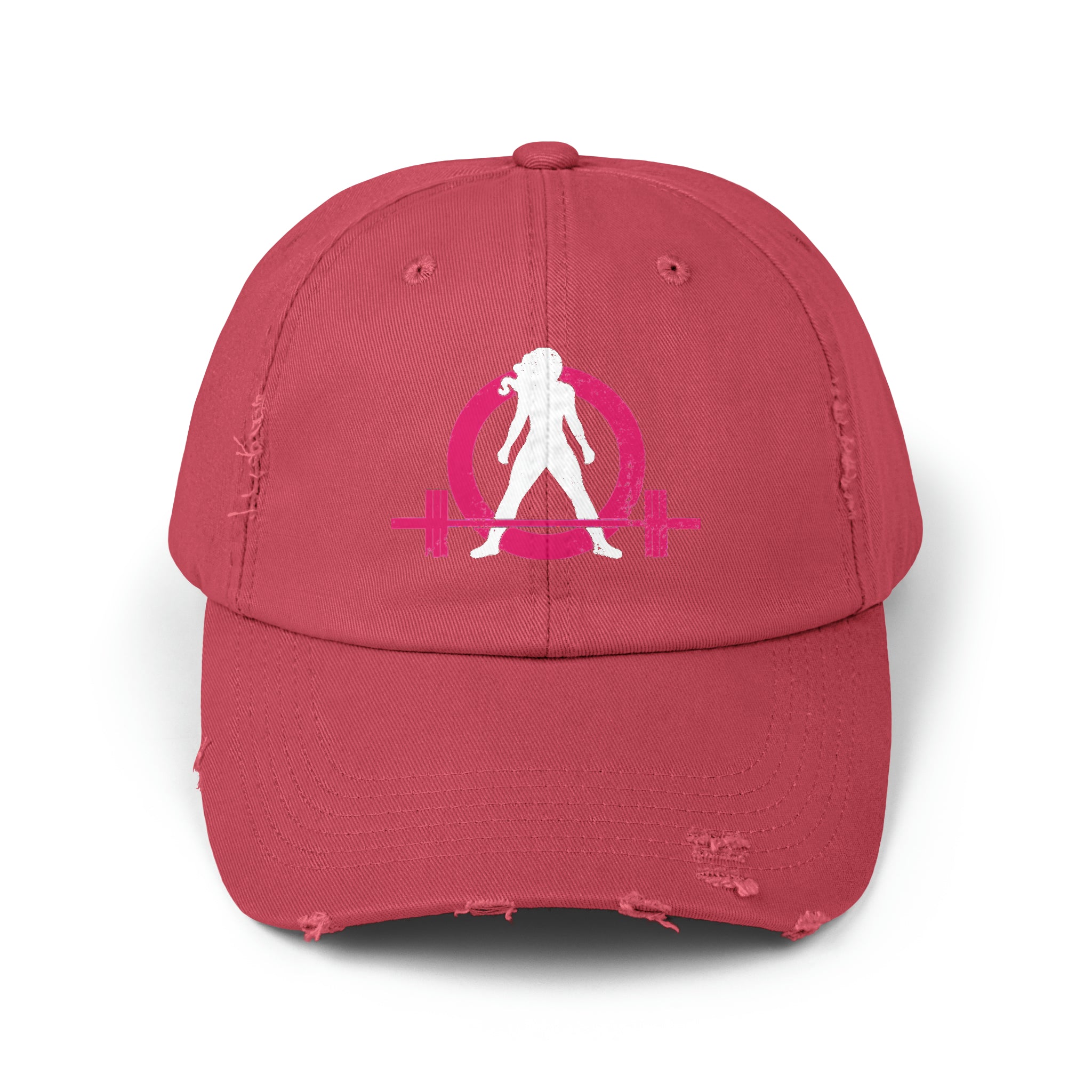 Unisex Distressed Cap - Classic Color Distressed Logo