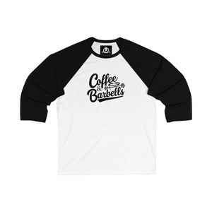 Coffee & Barbells - 3\4 Sleeve Baseball Tee