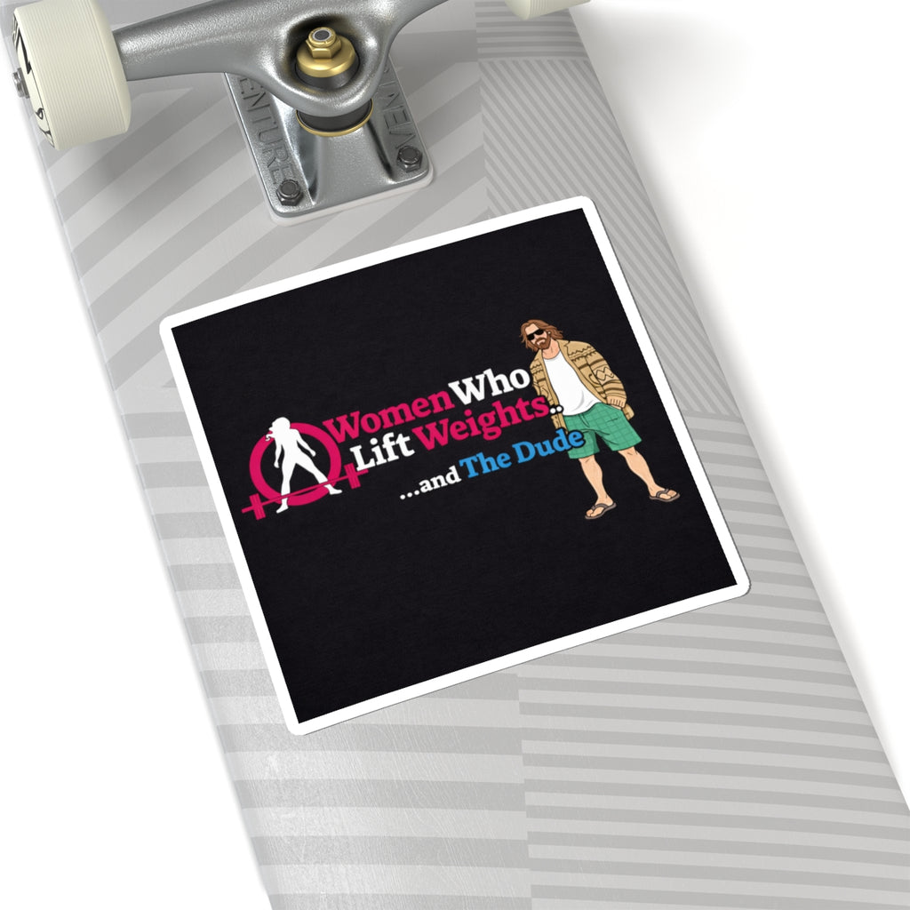 WWLW & The Dude — Kiss-Cut Stickers 😎