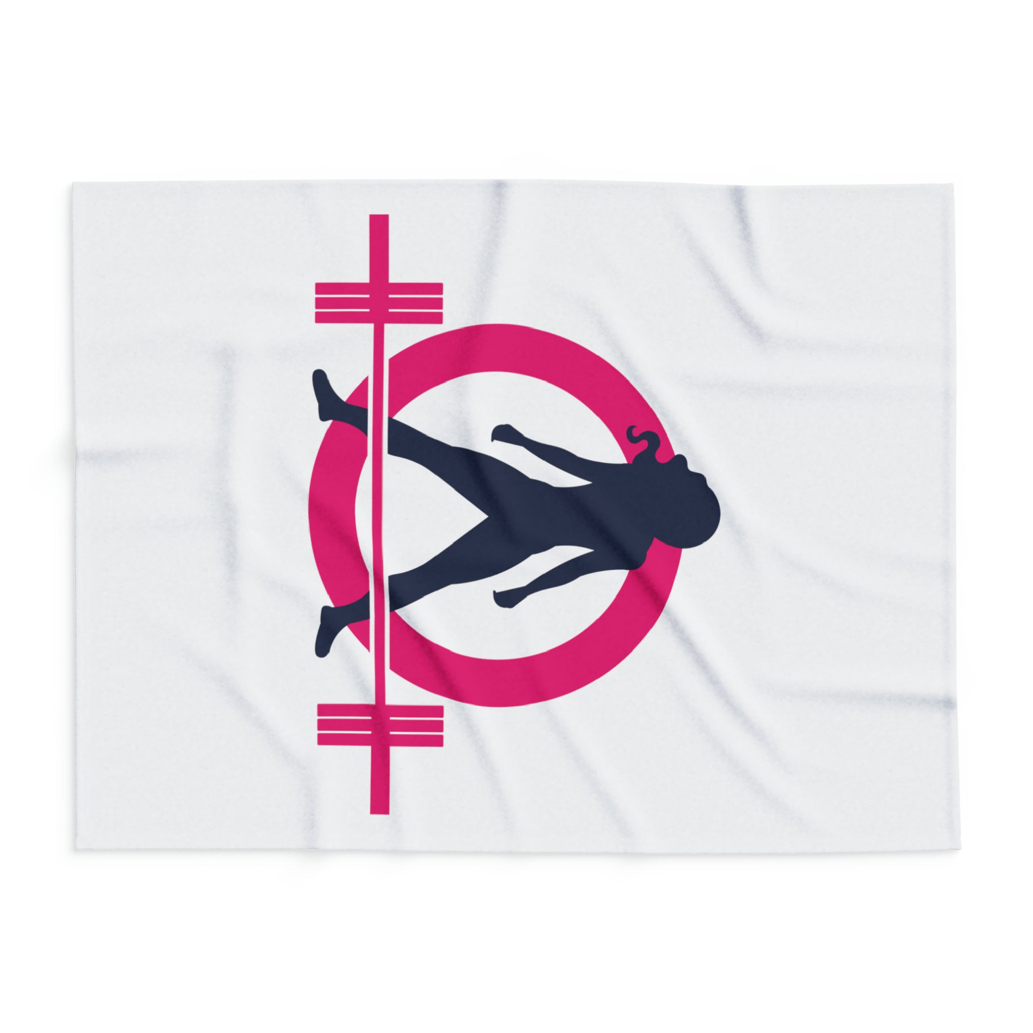 Arctic Fleece Blanket - White Color Logo