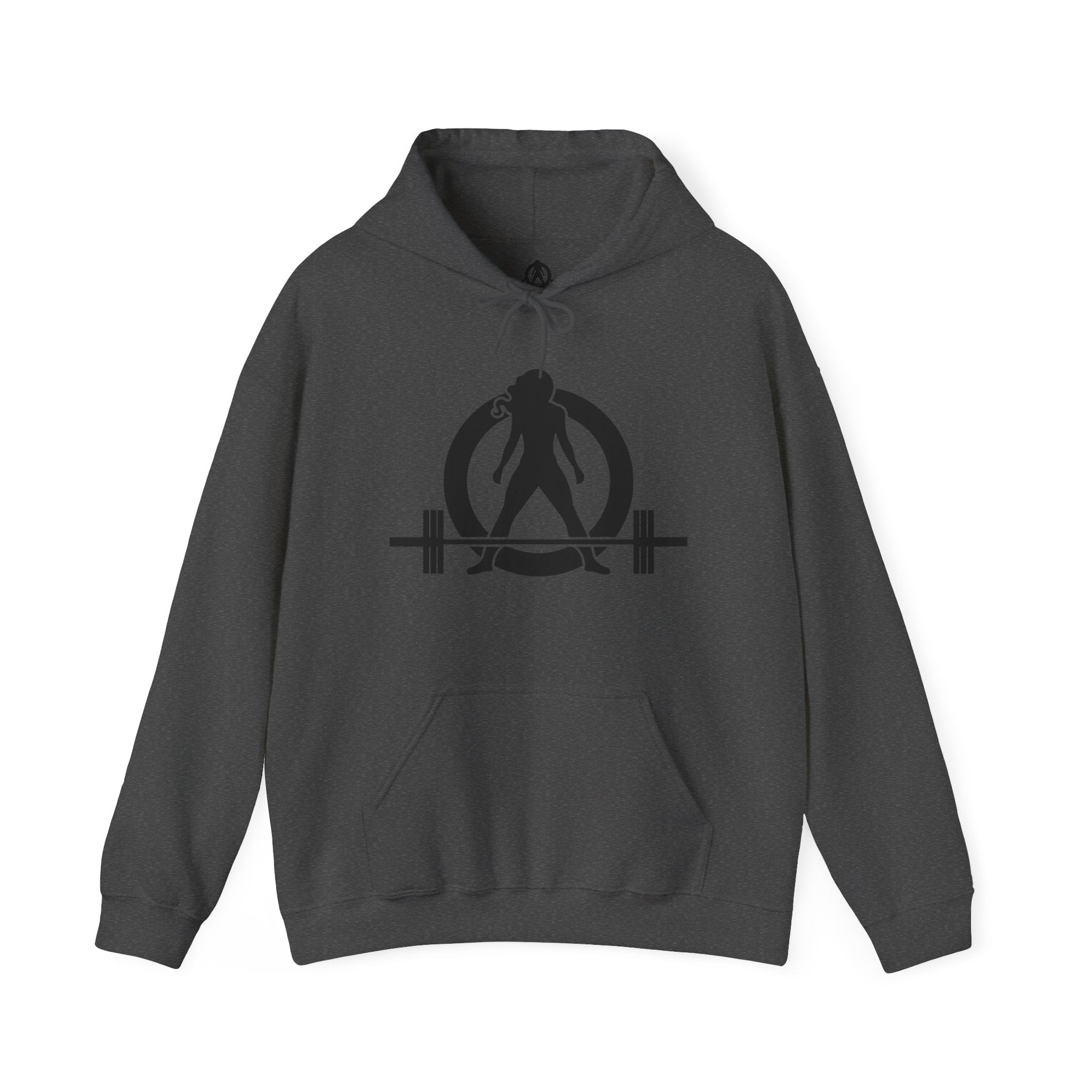 45 + 45 = 135 - Unisex Heavy Blend Hooded Sweatshirt  - Front & Back Print Black