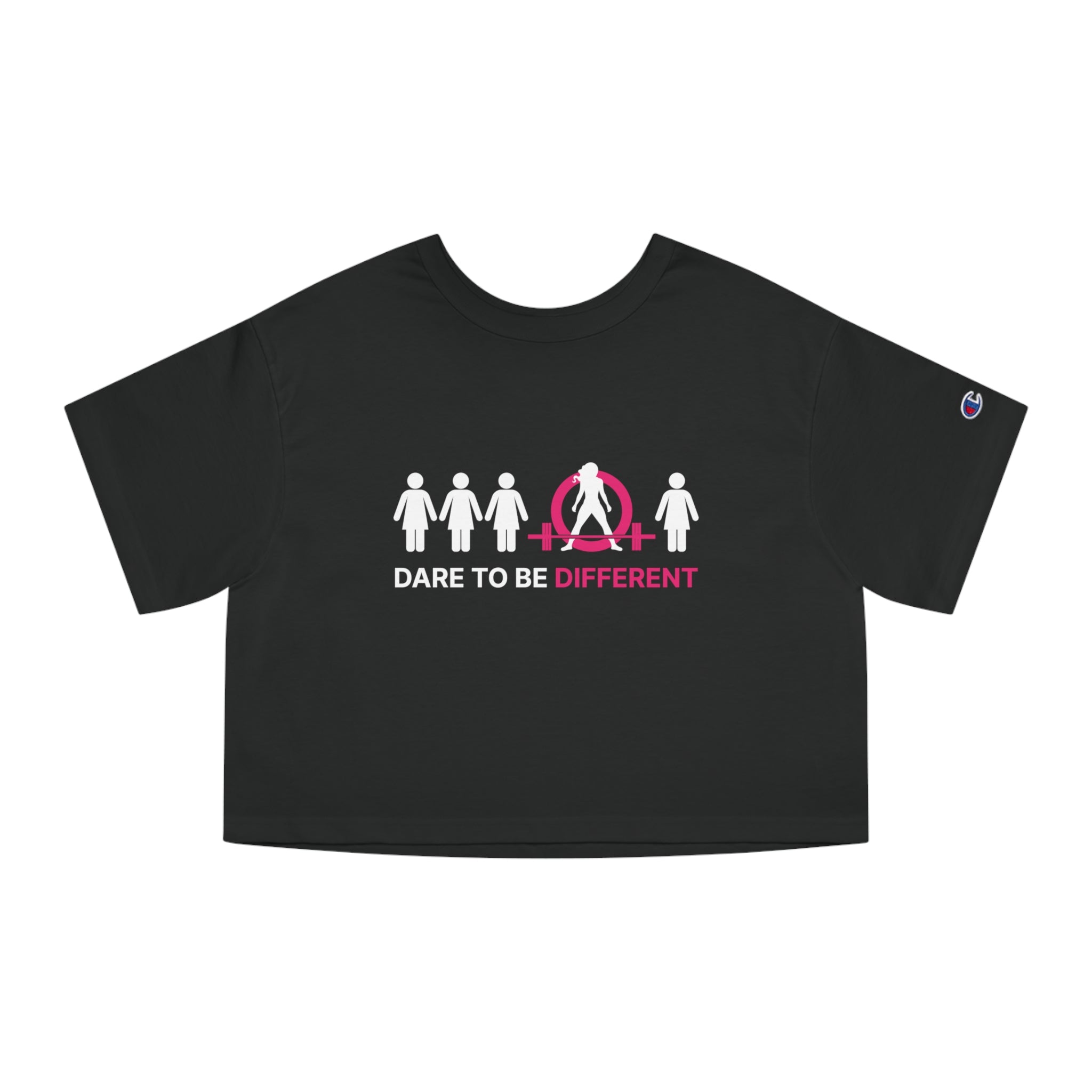Dare To Be Different - Deadlift. - Champion Women's Heritage Cropped T-Shirt