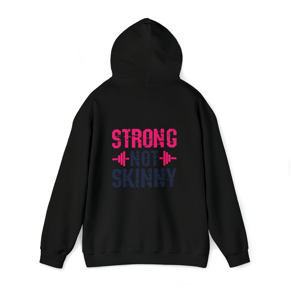 Strong Not Skinny - Pride Color Logo - Unisex Heavy Blend Hooded Sweatshirt