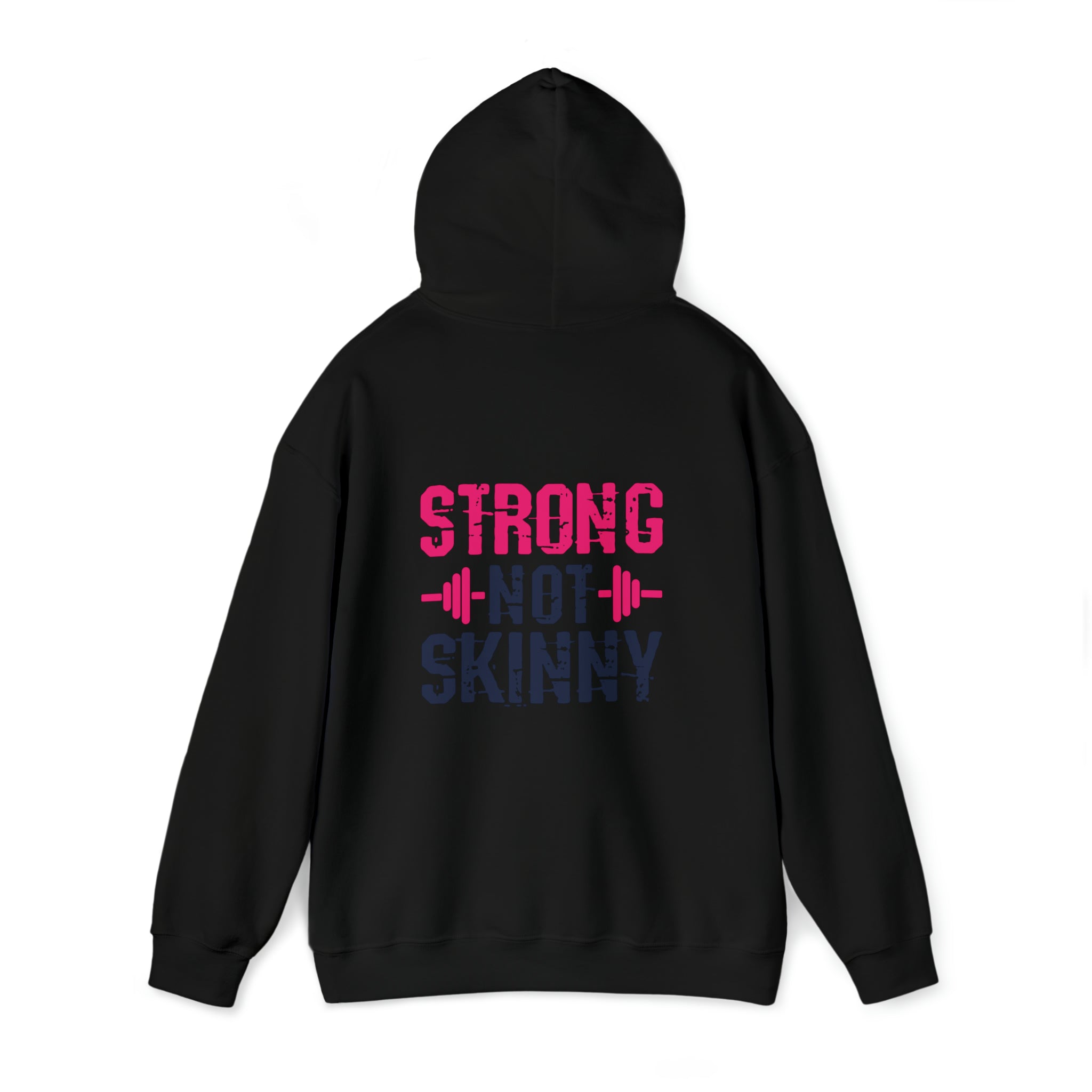 Strong Not Skinny - Pride Color Logo - Unisex Heavy Blend Hooded Sweatshirt