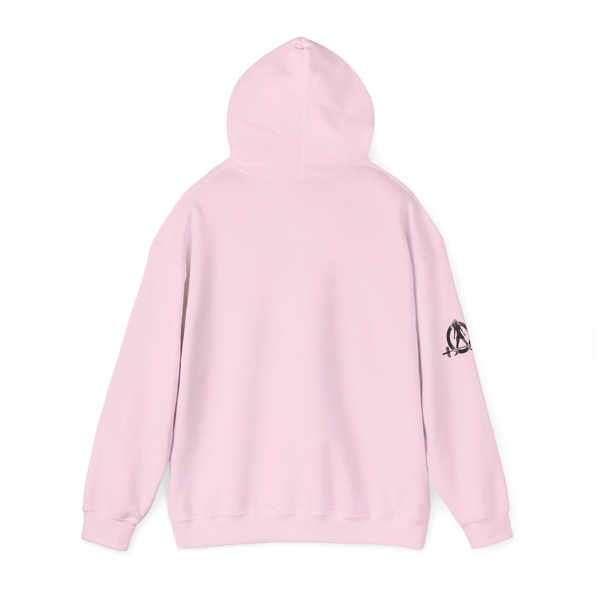 Strong Not Skinny - Unisex Heavy Blend Hooded Sweatshirt - Black Front Logo