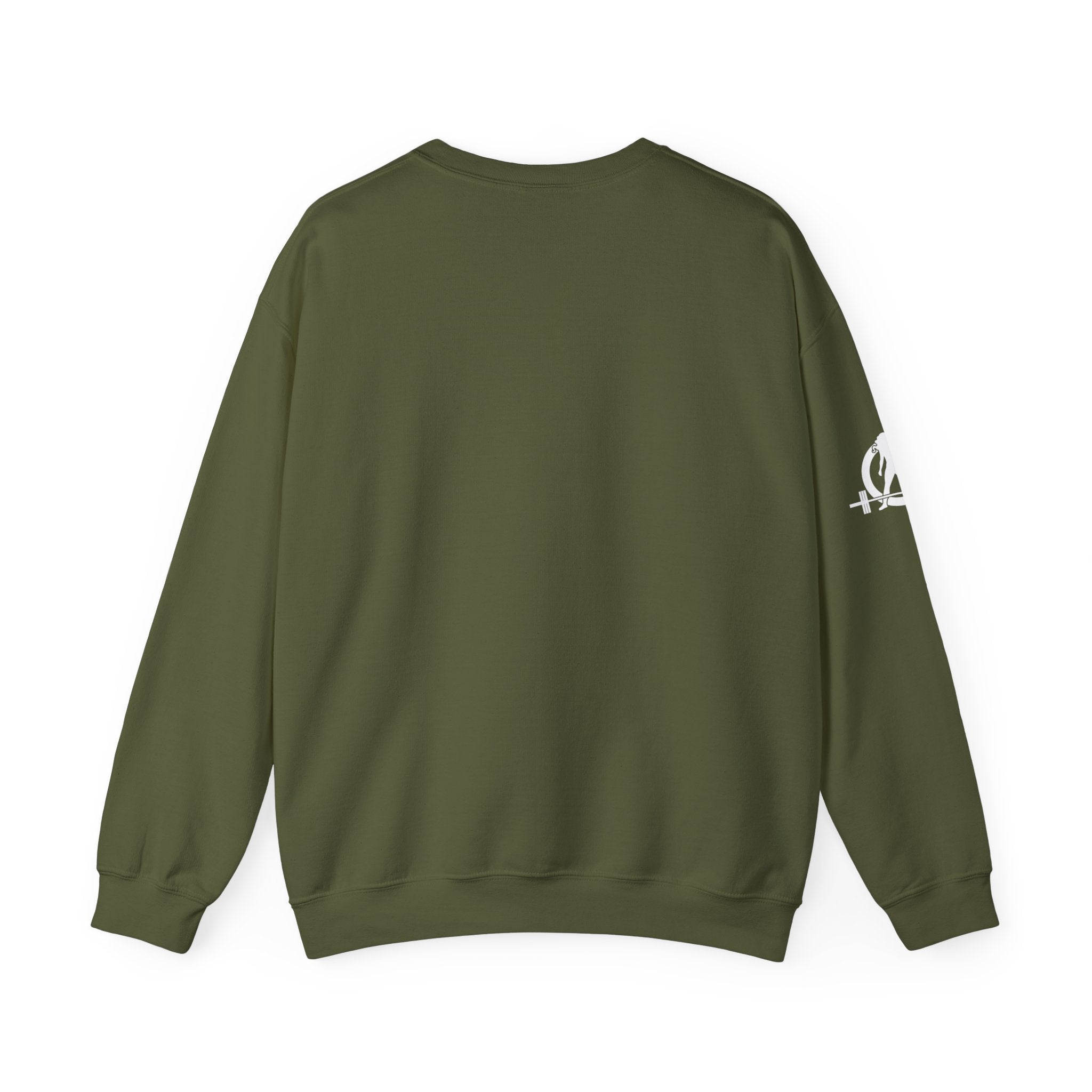 Cardio = Lift Weights Faster - Unisex Heavy Blend™ Crewneck Sweatshirt - Front  Logo