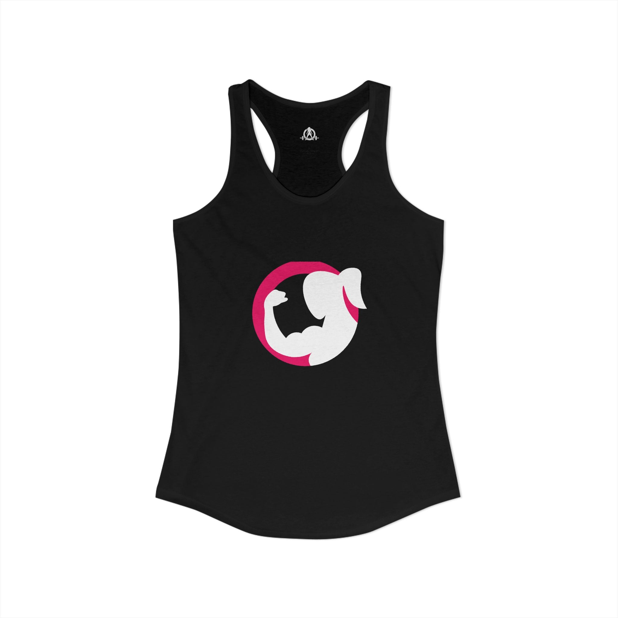 Strong Her - Classic Color Logo - Ideal Racerback Tank - Front Logo - Plain Back
