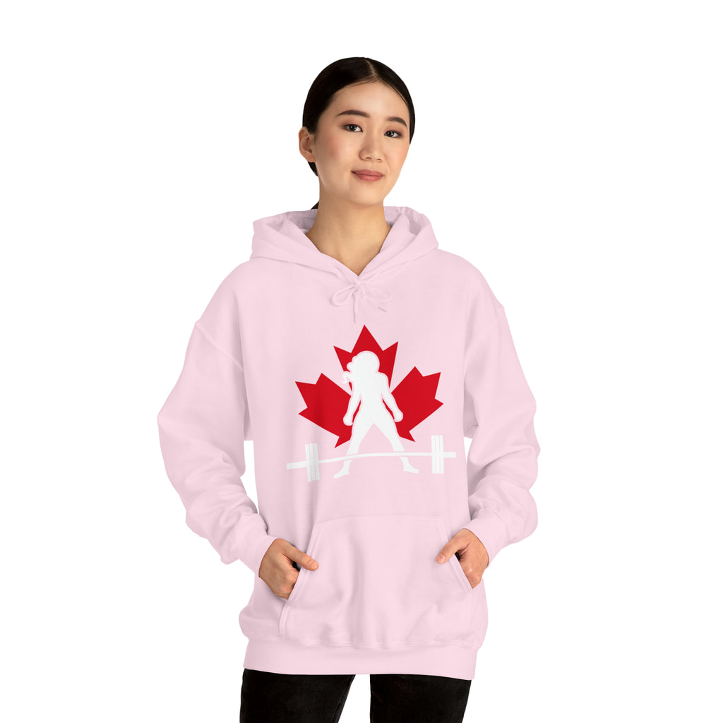 Unisex Heavy Blend Hooded Sweatshirt - Canada Dark Logo - Plain Back